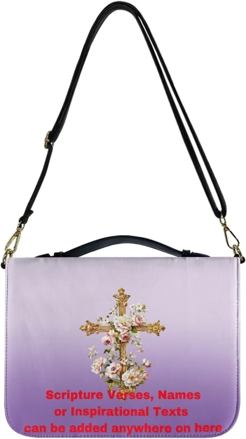 Custom Personalized PU Leather Bible Cover Case for Women,Customized Bible Cases Bible Tote Bag Bible Carrying Case Bible Carrier with Detachable Shoulder Strap,2XL 53 61wNziFuQyL. AC SL1500 - northernschoolofshiatsu.co.uk