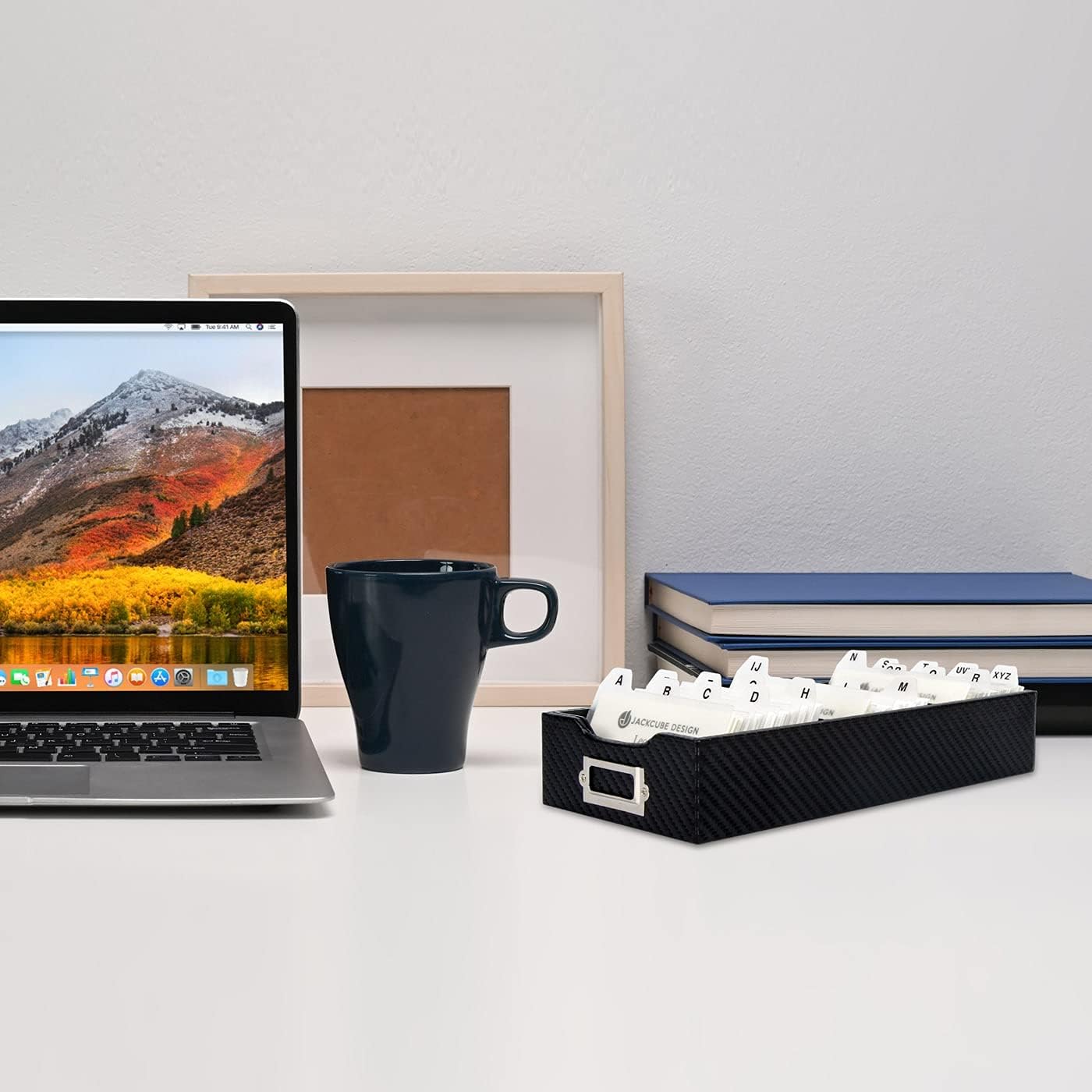 J JACKCUBE DESIGN JackCubeDesign Carbon Fiber Business Card Organizer Coupon Holder Name Card Organizer Name Card Holder With Removable Divider For Desk(4.29 x 1.76 x 9.75 inches)- :MK171 2 61wX jzLdPS. AC SL1400 - northernschoolofshiatsu.co.uk