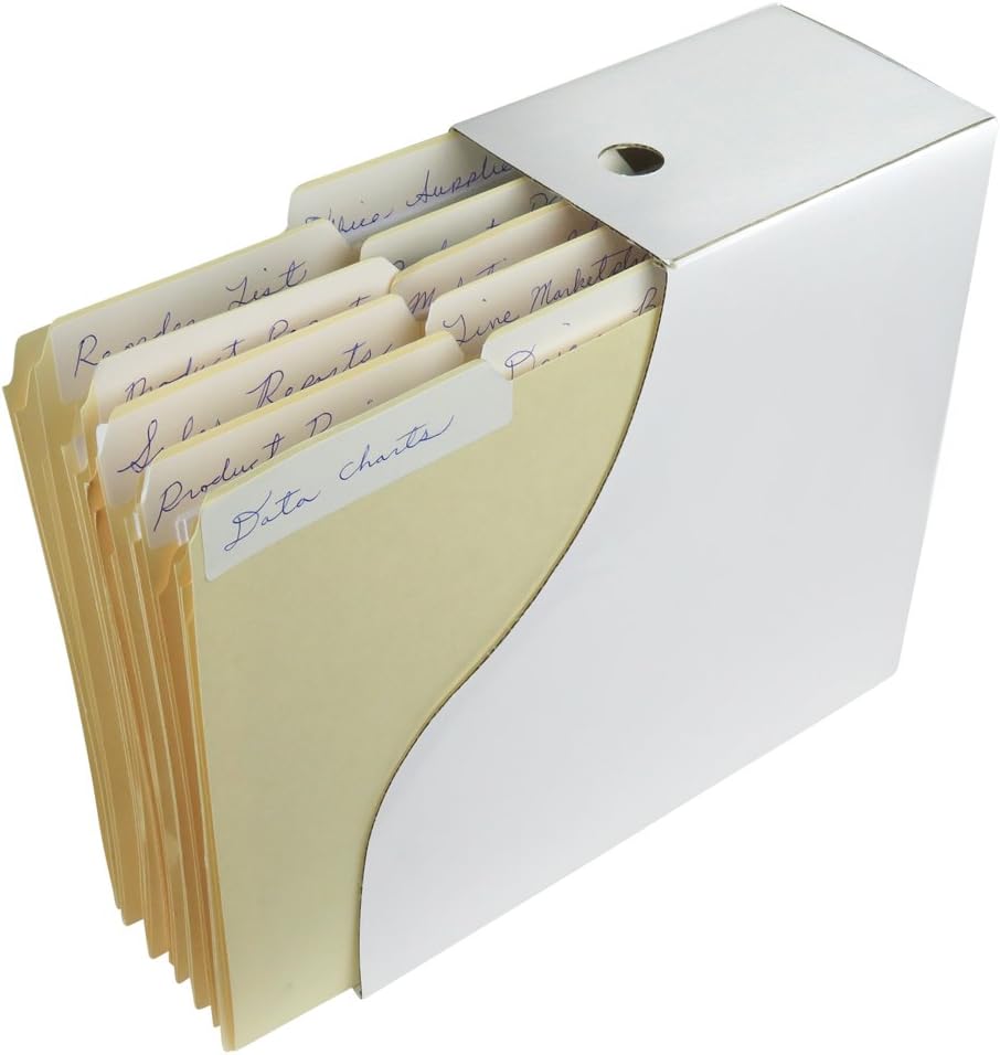 Evelots Magazine File Holder - Set of 6 Mandala - Office Desk Organizer - Sturdy Cardboard - New Upgraded Double Front Panel for More Stability - Full 4 Inch Wide - Easy Assemble 10 - northernschoolofshiatsu.co.uk