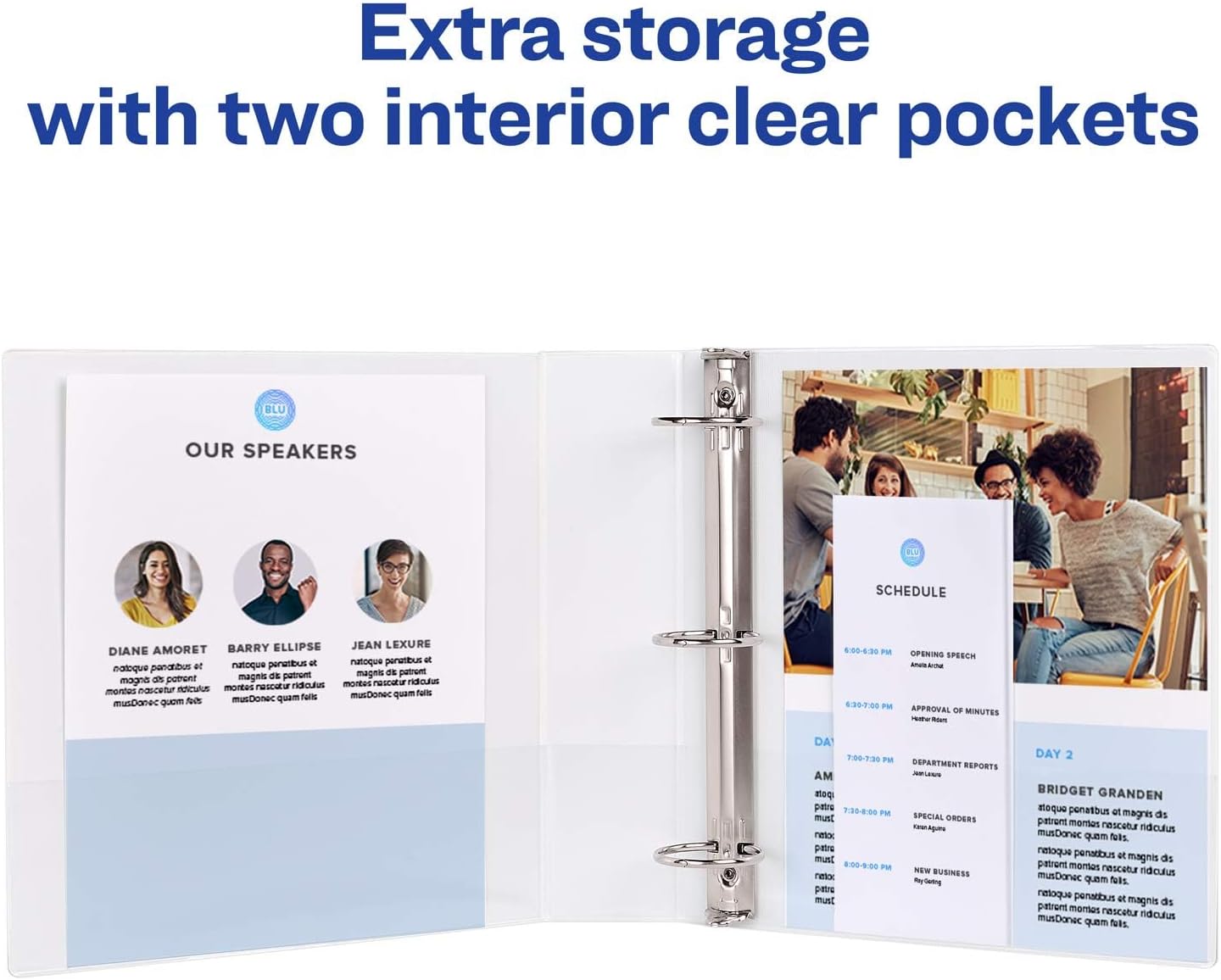 Avery Economy View 3 Ring Binder, 1" Round Rings, 1 White Binder (05711) 40 61y 13joRzL. AC SL1500 - northernschoolofshiatsu.co.uk