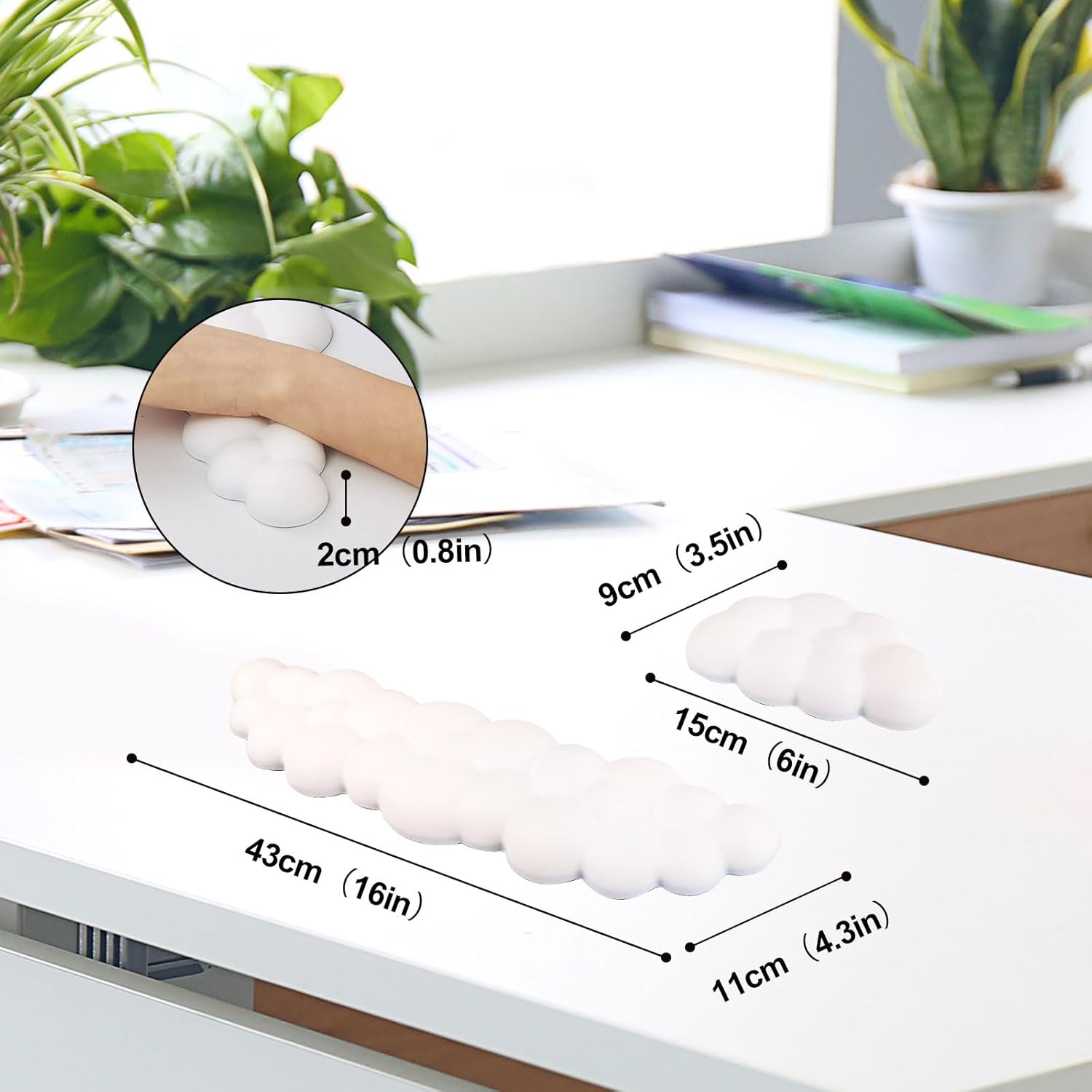 Keyboard Cloud Wrist Rest Pad,Cloud Mouse Arm Wrist Rest Cute,Memory Foam Palm Rest for Keyboard,Ergonomic Arm Rest for Pain Relief with Non-Slip,Suitable for Office Home Laptop Mac Gaming (White) 5 61ybQW9FnNL. AC SL1500 - northernschoolofshiatsu.co.uk