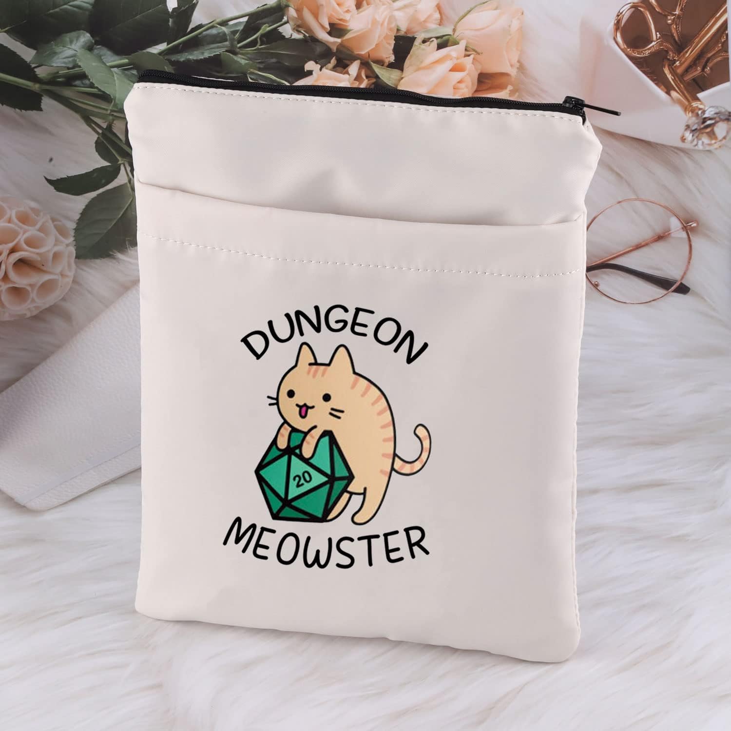 MNIGIU Funny Cat Merch Dice Book Sleeve D Masters Gift Game Lover Gift Cat Dice Book Protector Cover 6 61ypPlQonIL. AC SL1500 - northernschoolofshiatsu.co.uk