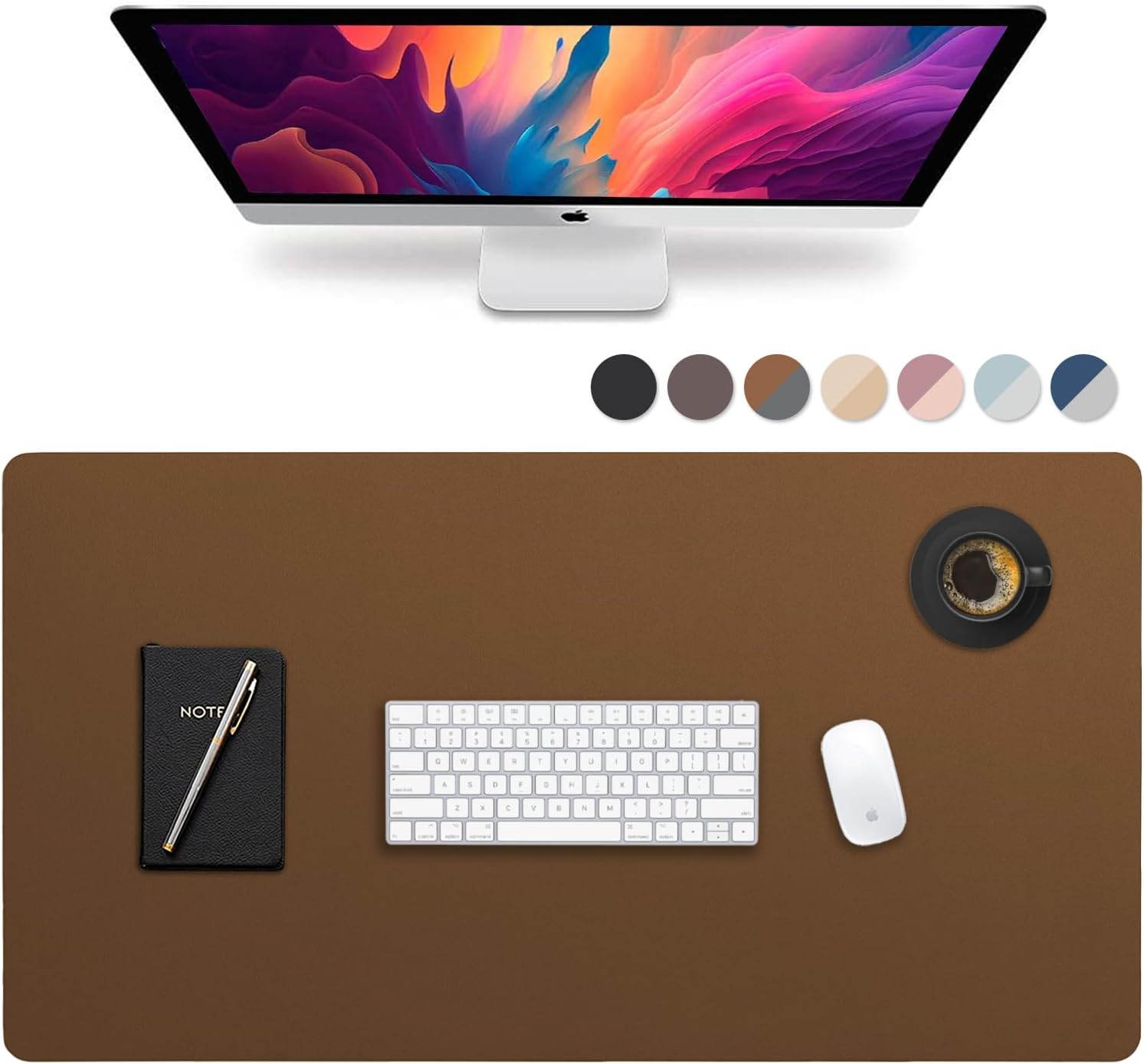 Leather Desk Pad 36" x 20", Vine Creations Office Desk Mat Waterproof Black - Premium Quality - Smooth Mouse Writing Surface - Maximum Protection Dual-Sided Pu Leather Blotter for Desk Office/Home 50 61yvIp59XoL. AC SL1500 - northernschoolofshiatsu.co.uk