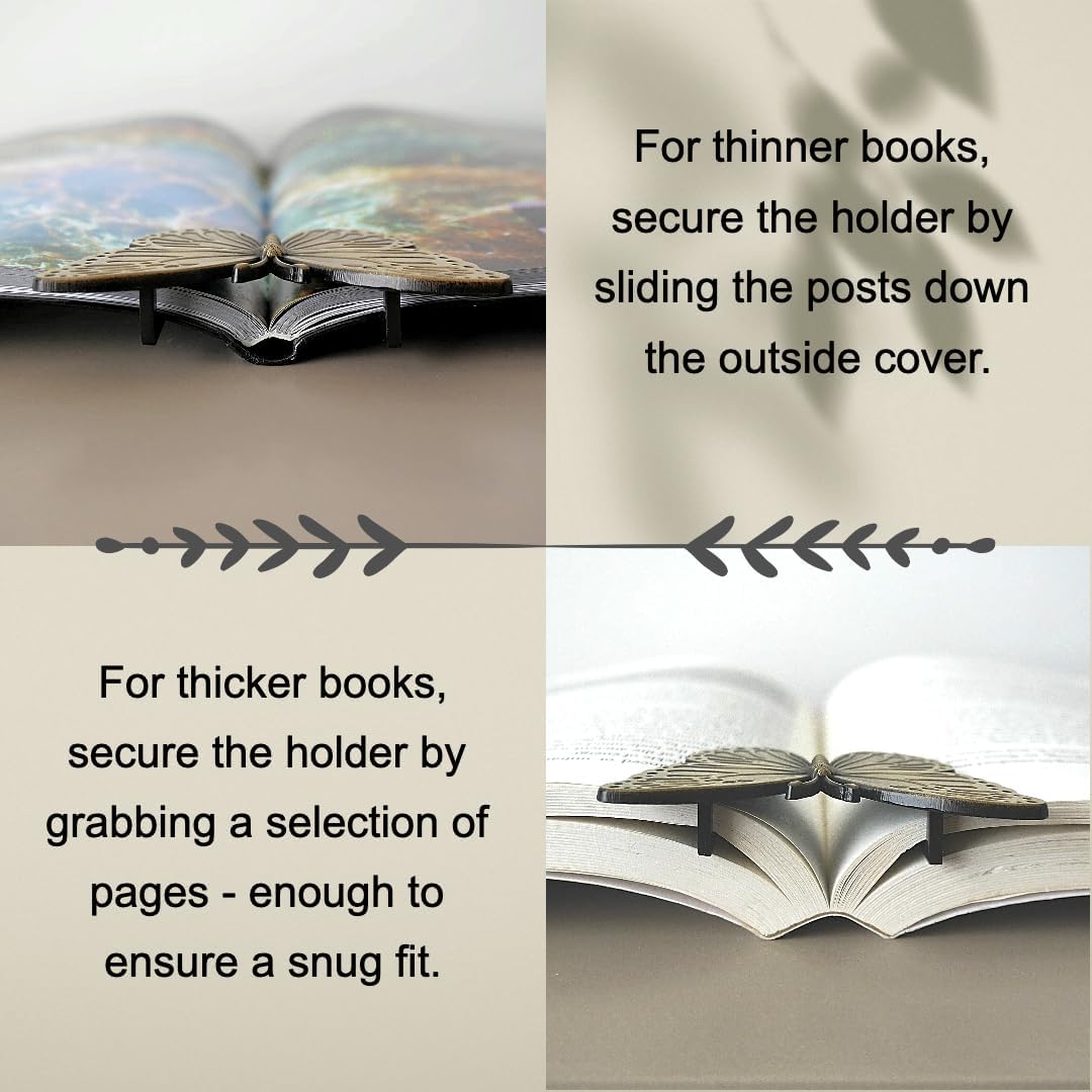 Book Clip, Journal Clip, Book Page Holder Clip, Ali & Boo Metal Bookmark, Book Club Gifts, Gifts for Book Lovers, Gifts for Readers, Gifts for Writers, Butterfly Ornament 2 61zL0+a0GHL. AC SL1080 - northernschoolofshiatsu.co.uk