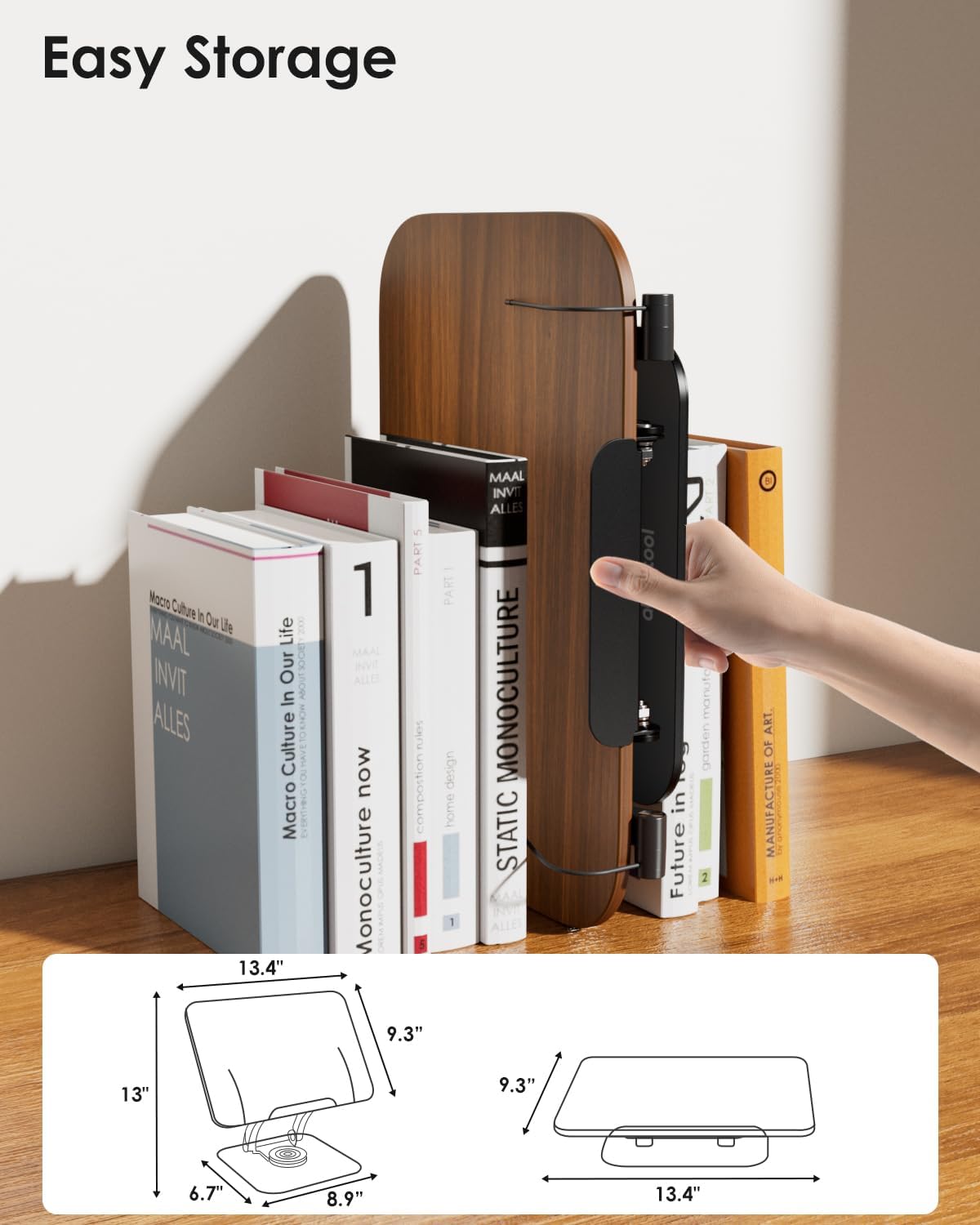 Book Stand for Reading, Aboutool Adjustable Book Holder with 360° Swivel Base & Page Clips, Foldable Cookbook Stand Textbook Stand for Music Scores, Recipe, Tablet, Laptop, Textbook 8 61zRz512X8L. AC SL1500 - northernschoolofshiatsu.co.uk