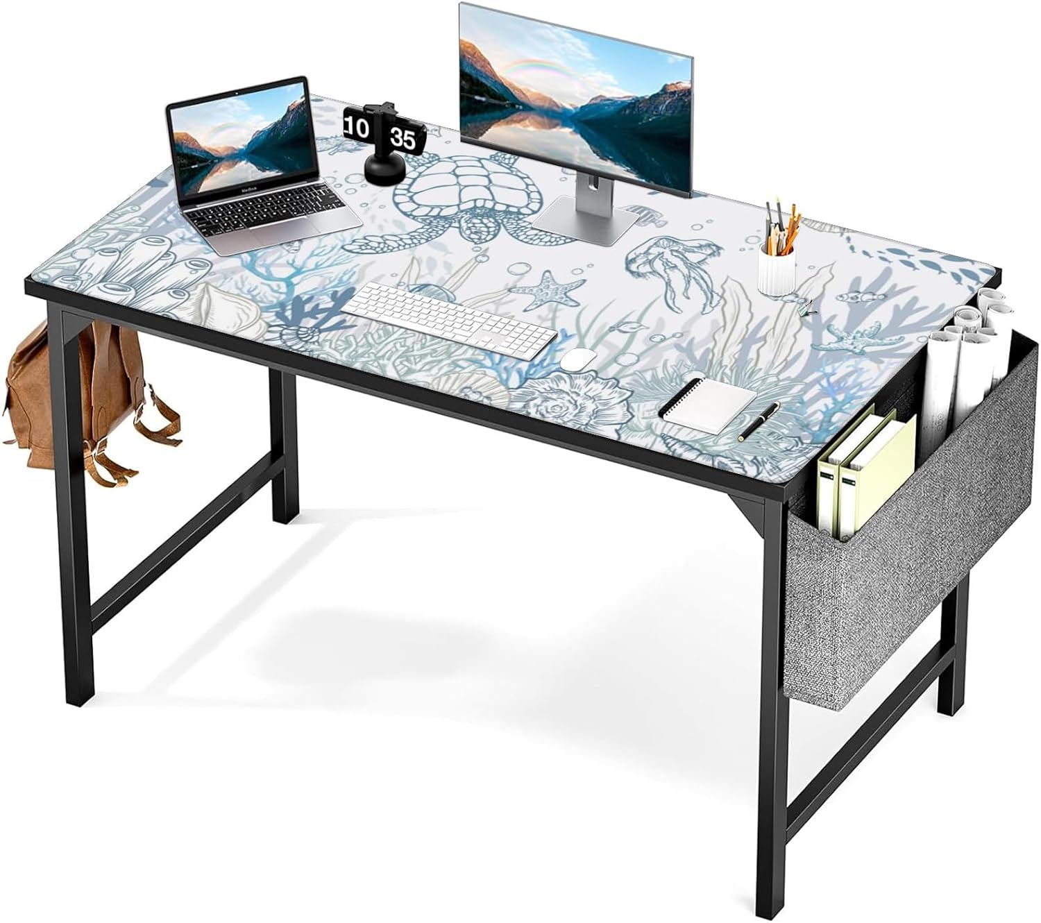 AQQA Extended Gaming Mouse Pad Cherry Blossoms Japanese XXXL Full Desk Mousepad 48" x 24", Non Slip Desk Mat with Stitched Edge Computer Keyboard Mat for Office 38 71+ILIzzZ2L. AC SL1500 - northernschoolofshiatsu.co.uk