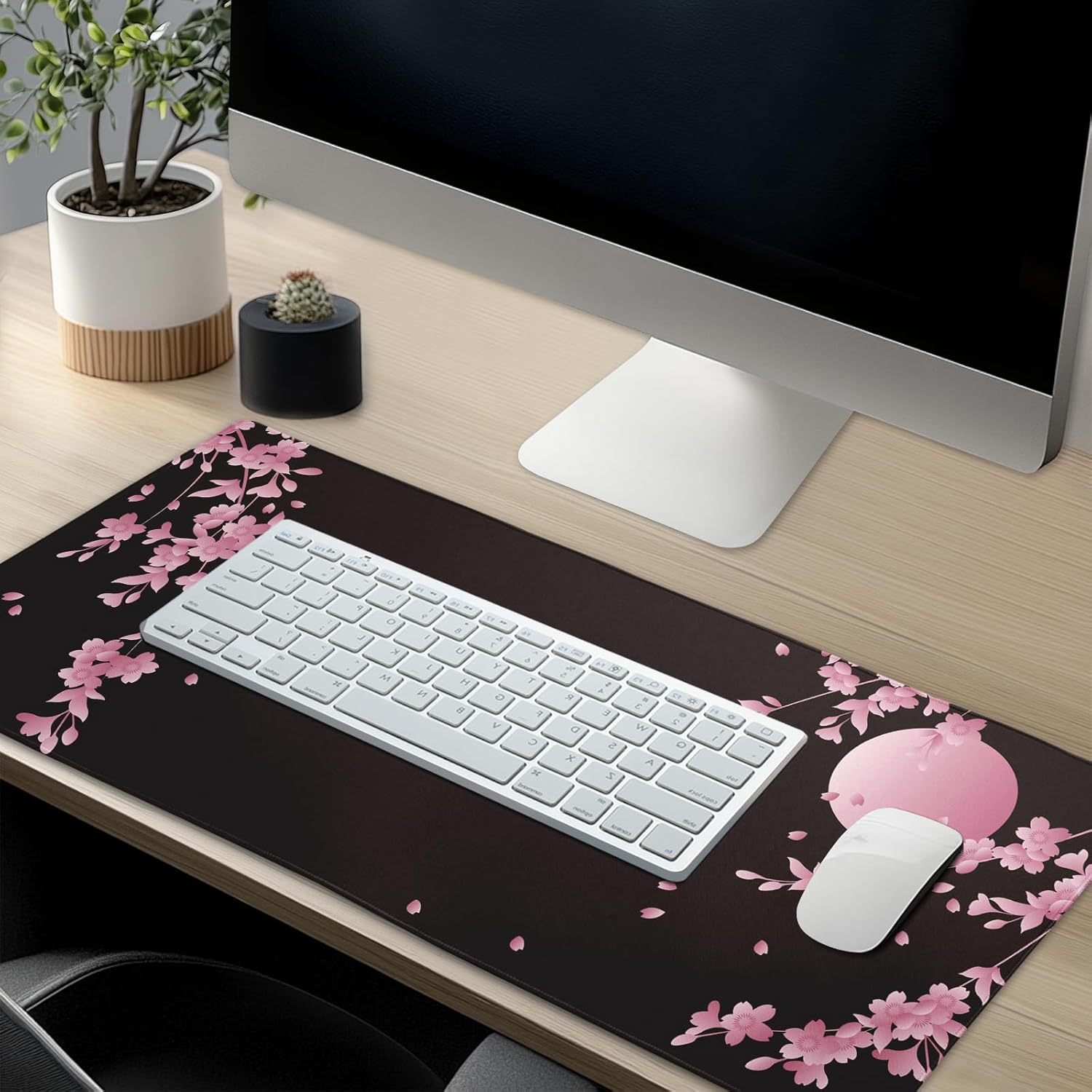 Large Floral Mouse Pad Extended Gaming Mousepad 31.5"x11.8" Vintage Aesthetic Black Desk Mat Flower Mouse Pad Plant Wildflower Mousepad XXL Laptop Computer Keyboard Mats for Desk Office 194 71+Nu6ioNwL. AC SL1500 - northernschoolofshiatsu.co.uk