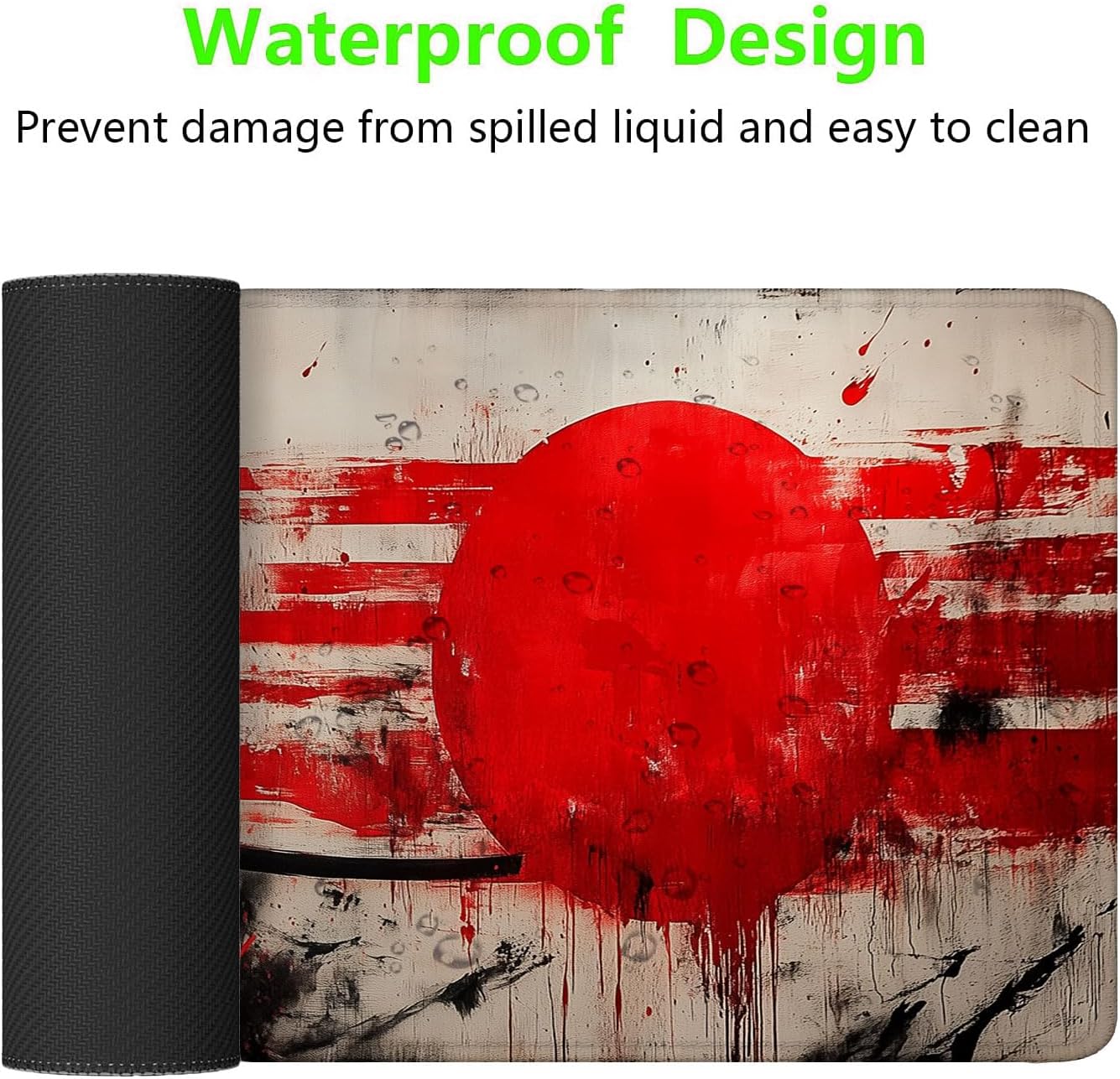 Japanese Samurai Desk Mat Anime Graffiti Large Gaming Mouse Mat with Stitched Edges,Non-Slip Waterproof Rubber Base Mous Mat 31.5"x11.8" Office Computer Keyboard Laptop Home 74 71+YLgq5sGL. AC SL1500 - northernschoolofshiatsu.co.uk