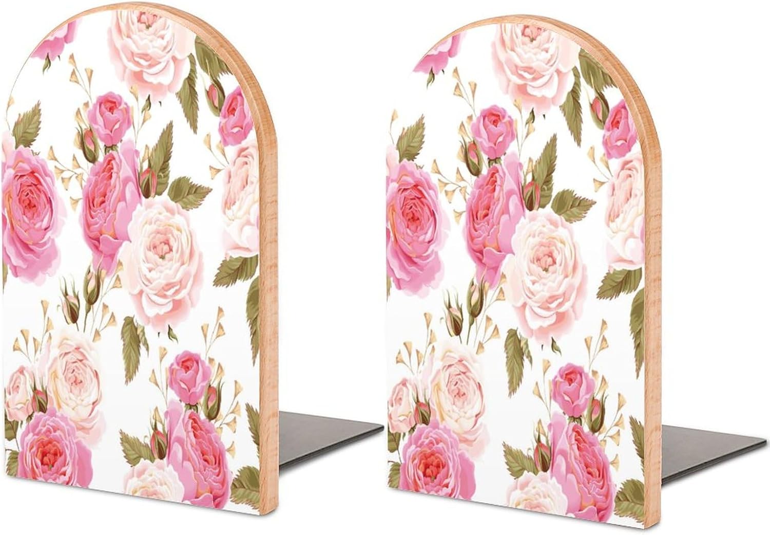 2 Pack Wood Bookends, Mexican Talavera Tile Mandala Non-Skid Book Ends for Heave Books, Decorative Bookends for Shelves Desk, Book Stoppers Book Holders for Home Office Library School 9 71+iP+ZXJ7L. AC SL1500 - northernschoolofshiatsu.co.uk