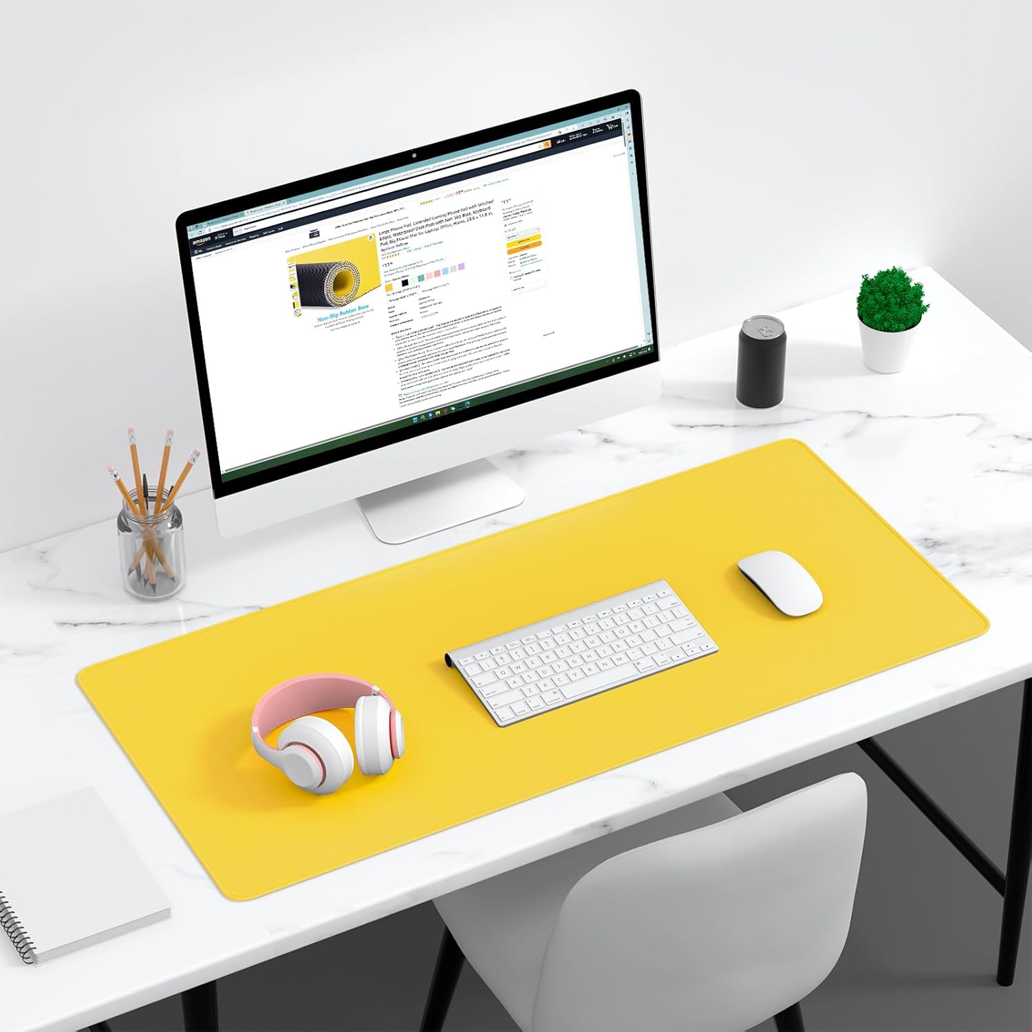 Dapesuom Large Mouse Pad, Extended Gaming Mouse Mat with Stitched Edges, Full Size Desk Mats with Non-Slip Base, Computer Big Desktop Keyboard Pad for Gamer, Laptop, Office, 23.6 x 11.8 in, Pink 175 71+rm8lPwcL. AC SL1500 - northernschoolofshiatsu.co.uk