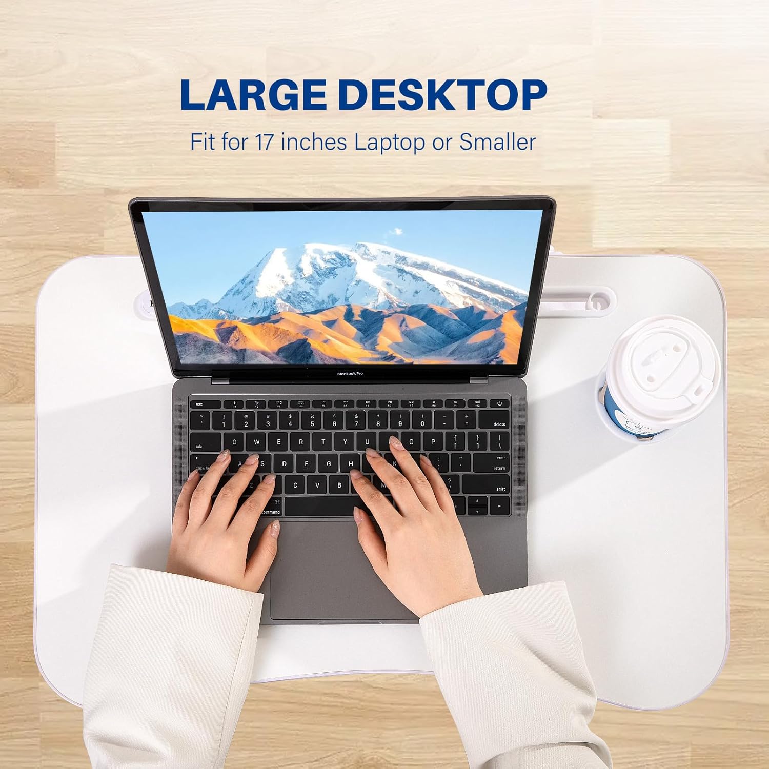 Laptop Desk for Bed, Height Adjustable Laptop Bed Table, Foldable Portable Lap Desk Stand with USB/Storage Drawer/Cup Holder/Slot, Breakfast Tray for Working Reading Writing Eating 32 - northernschoolofshiatsu.co.uk