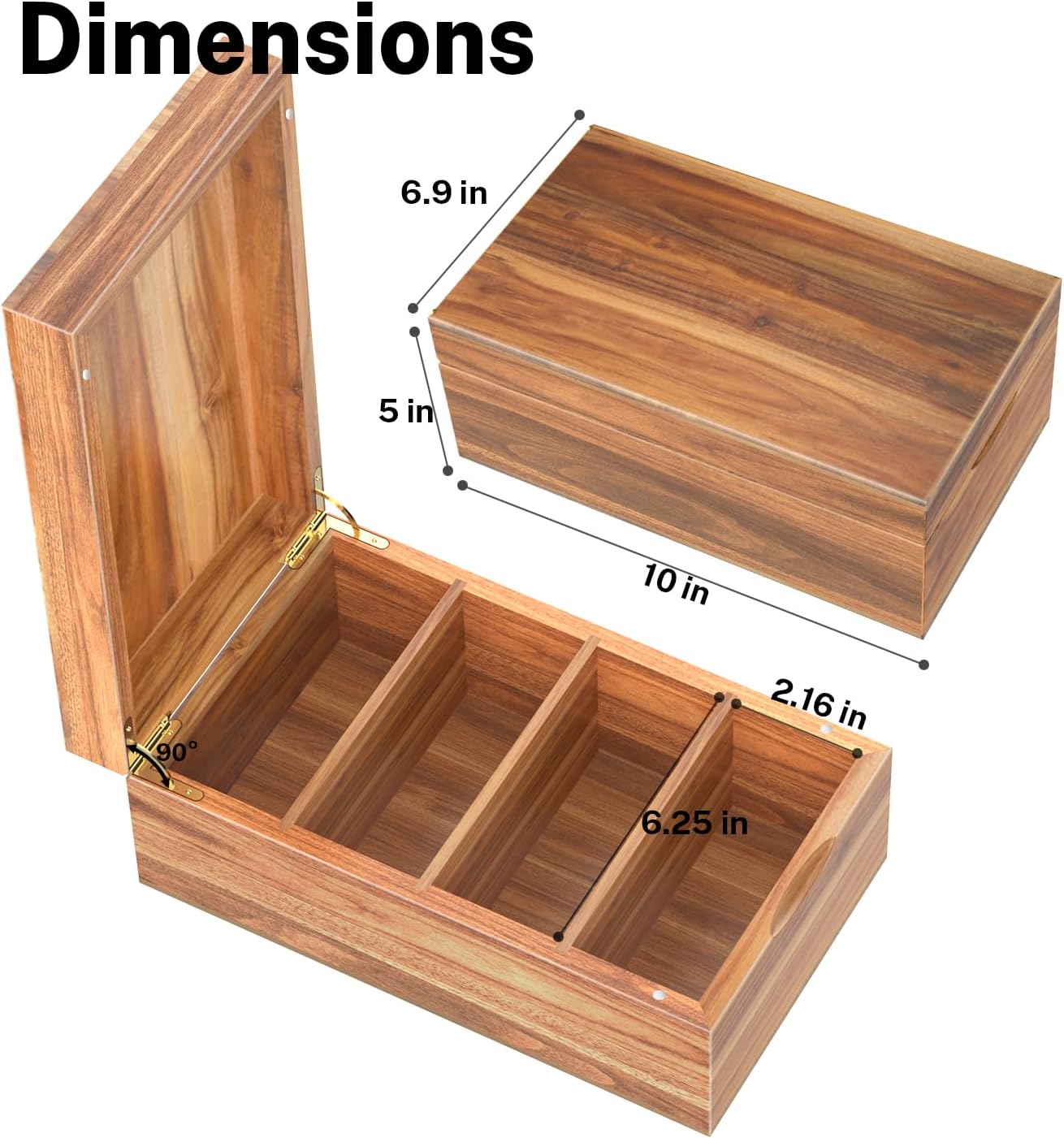 Neando 4’’x6’’ Index Card Holder, Acacia Index Card Box, Index Card Organizer Case, Wood Recipe Box with Dividers, 4 Compartments for 600 Cards, File Note Flash Card Holders 2 71+uB7SiDHL. AC SL1447 - northernschoolofshiatsu.co.uk