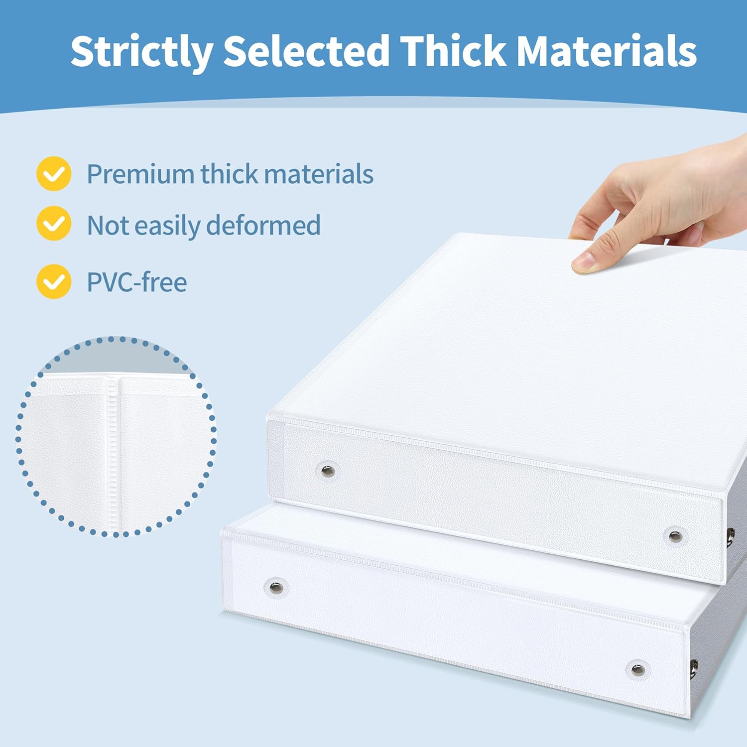 SUNEE 3 Ring Binder 1 Inch 1 Pack, Clear View Binder Three Ring PVC-Free (Fit 8.5x11 Inches) for School Binder or Office Binder Supplies, Purple Binder 144 71 - northernschoolofshiatsu.co.uk