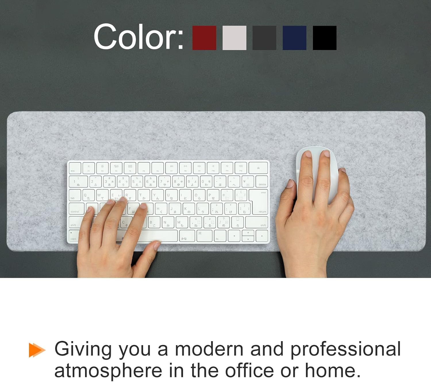 PATIKIL 24"x12" Desk Mat Protector, Felt Dual Side Desktop Pad Writing Mat for Office Home, Black 5 71 F0Sb4uBL. AC SL1500 - northernschoolofshiatsu.co.uk