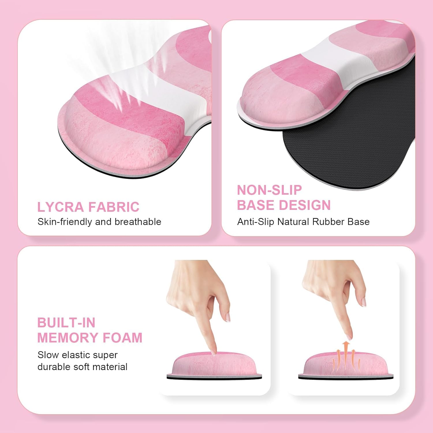 iLeadon Keyboard Mouse Pad Set, Large Gaming Mouse Pad + Keyboard Wrist Rest + Mouse Pad with Wrist Support + Coaster, Easy Typing Pain Relief, Desk Mat Set, Valentines Day present for Her, Pink Heart 4 71 F0dgo6wL. AC SL1500 - northernschoolofshiatsu.co.uk