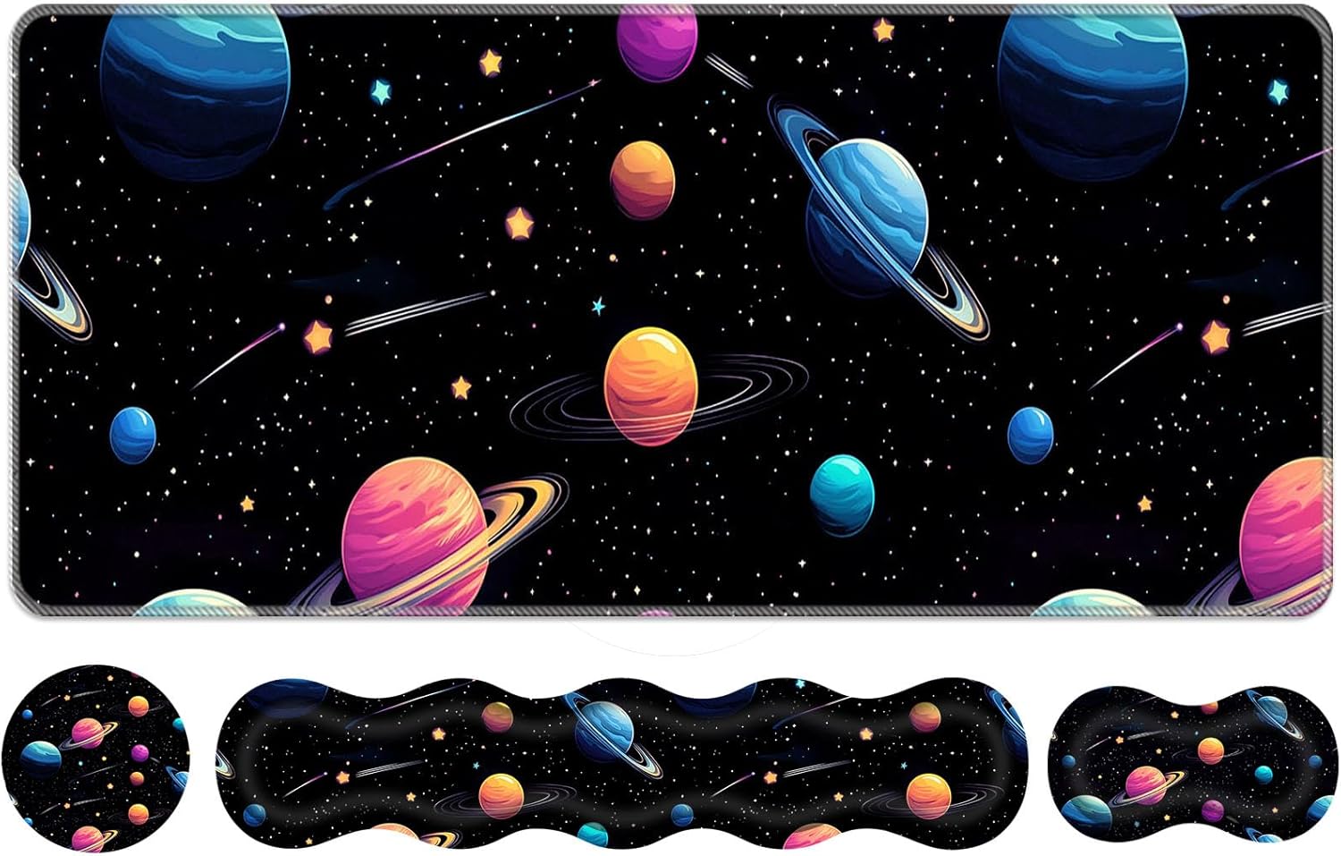Keyboard Wrist Rest Set,Memory Foam Wrist Support Mouse Pad,31.5"x11.8" Desk Mat for Comfortable Typing & Pain Relief,Non-Slip Base for Office & Home Use - Abstract Flower 22 71 VXhwltTL. AC SL1500 - northernschoolofshiatsu.co.uk