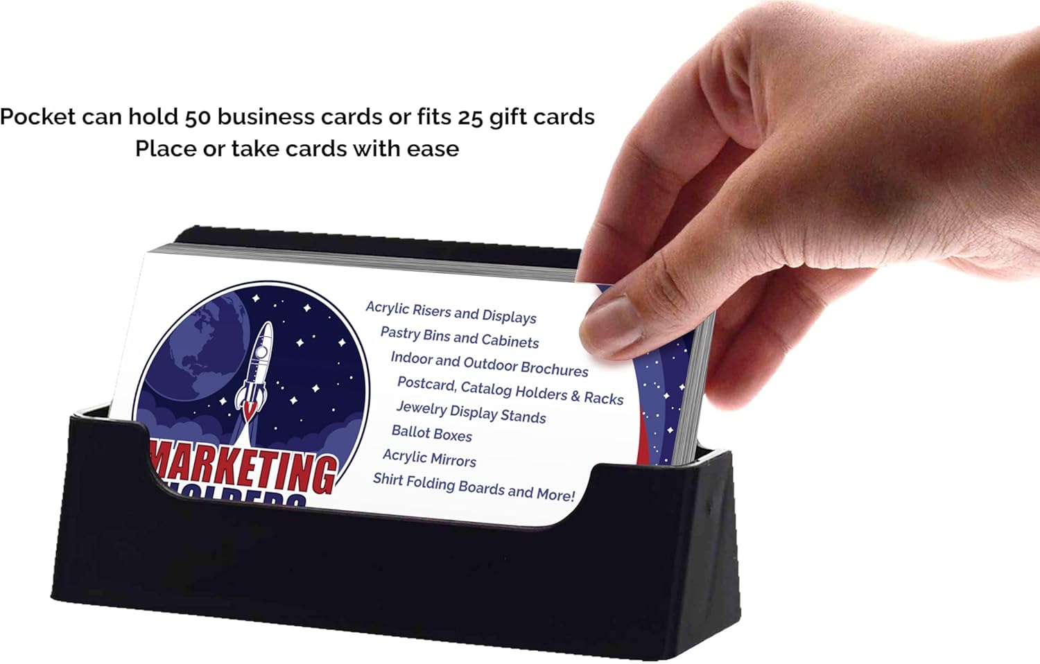 Business Card Holder Holds 3.5" x 2" Store Credit Gift Appointment Cards Hanging Hardware Included Trade Shows Medical Office Dental Clinics Clear Acrylic Plastic by Marketing Holders 11 71 mXyMS7XL. AC SL1500 - northernschoolofshiatsu.co.uk