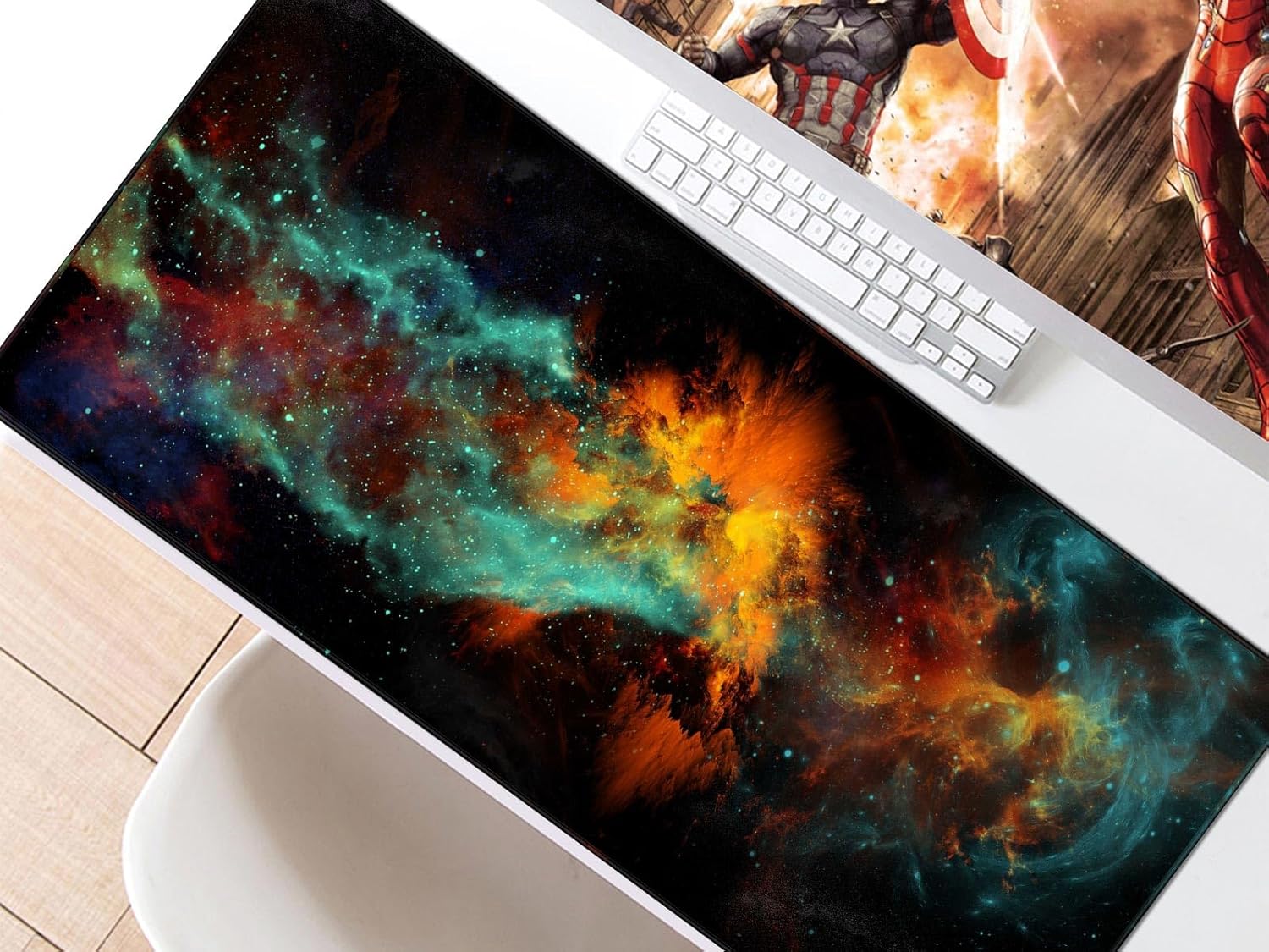 JIALONG Gaming Mouse Pad Desk Mouse Mat Large Size 35.4 x15.7inches Comfortable XXL Mousepad for Work Gaming Office Home 6 7109pvkz OL. AC SL1500 - northernschoolofshiatsu.co.uk