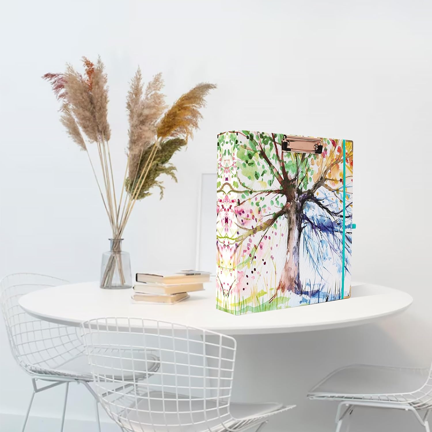 2 Inch 3 Ring Binders for Letter-Size 11" x 8.5" with 5-Tab Dividers and Low Profile Clipboards Three Ring Binder for School Class Office Supplies, Rose Floar 77 710vammBZ9L. AC SL1500 - northernschoolofshiatsu.co.uk