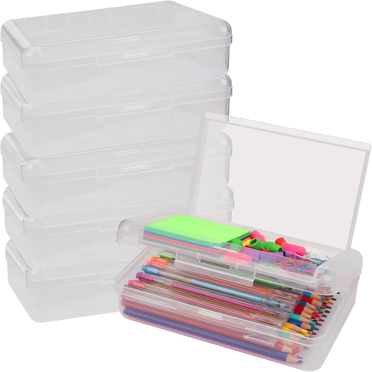 1 PCS Pencil Box,Double Layer Large Capacity Pencil Box,Hard Pen Case with Snap-tight Lid, Plastic Pencils Case for Office School Supplies Pen Boxes,Storage Organizer for Gel Pens Erasers-Purple 57 7119YrDjTPL. AC SL1500 - northernschoolofshiatsu.co.uk