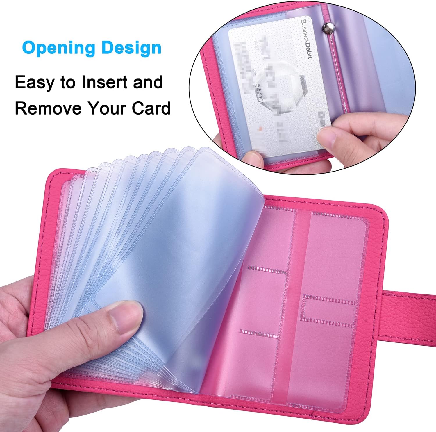 Wisdompro Credit Card Holder, Slim Leather RFID Blocking Wallet Debit Card Protector Organizer Case (Build in 20 Card Slot & 7 Small Cells for Memory Cards)-Vertical Black 52 711S9G7PfDL. AC SL1500 - northernschoolofshiatsu.co.uk