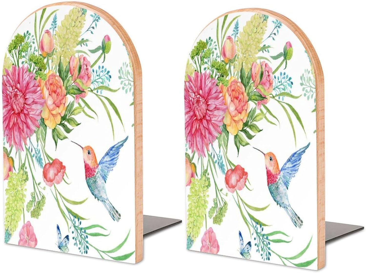 2 Pack Wood Bookends, Mexican Talavera Tile Mandala Non-Skid Book Ends for Heave Books, Decorative Bookends for Shelves Desk, Book Stoppers Book Holders for Home Office Library School 51 711U+lkX8PL. AC SL1500 - northernschoolofshiatsu.co.uk