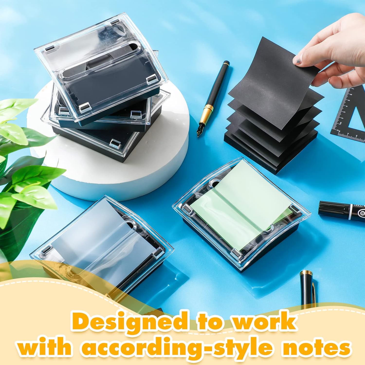 Ctosree 24 Pcs Pop Up Note Dispenser with Black Base Clear Top Acrylic Sticky Notes Holder Fit for 3 x 3 Inches Notes Sticky Note Dispenser for Desk School Office Home Store Memo Gift 4 711Y tMqy9L. AC SL1500 - northernschoolofshiatsu.co.uk