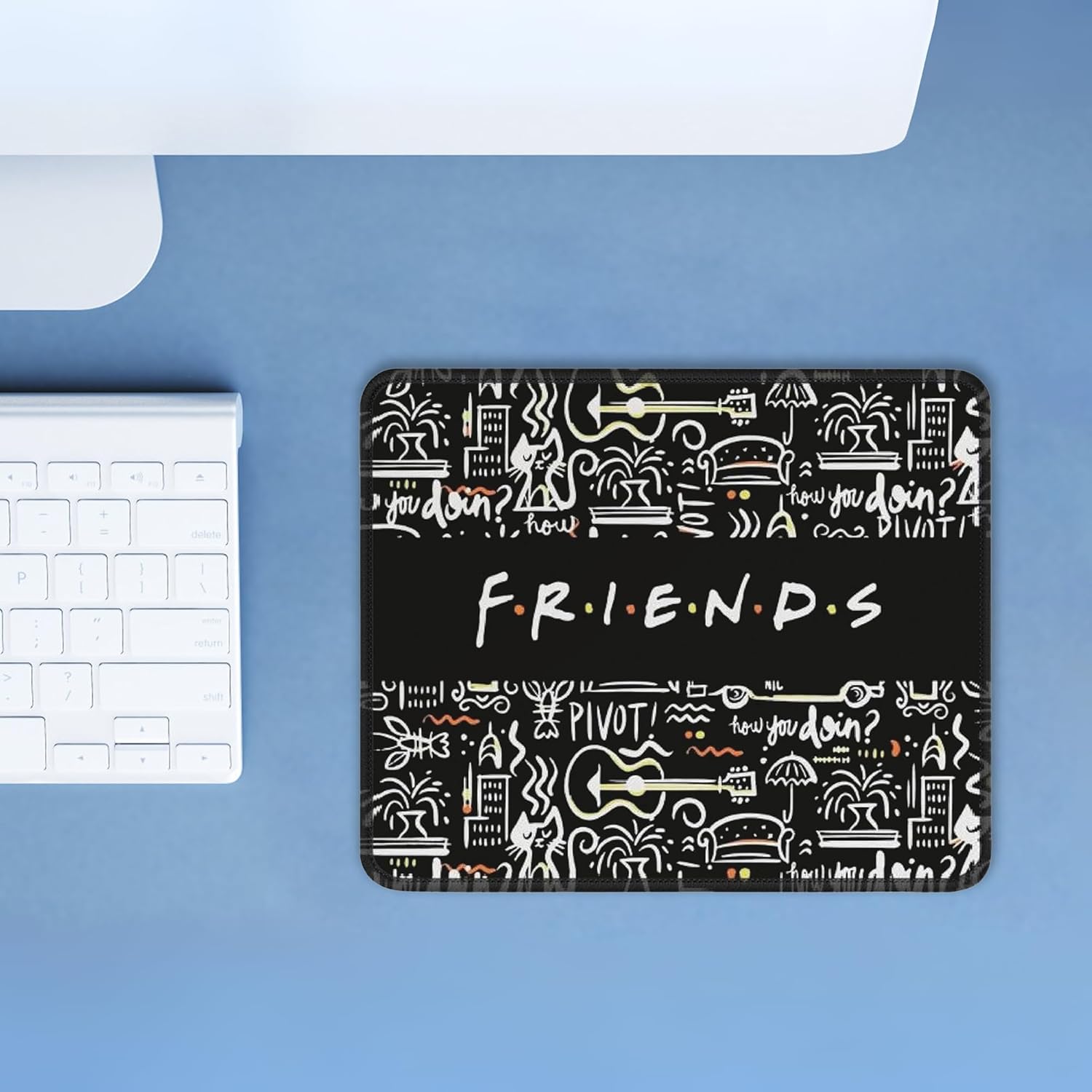 Friends Merchandise Mouse Pad for Desk, Computer or Gaming Mousepad, Friends Merch Mouse Mat, Funny Friends Gifts for Coworkers, Friends, Families or Friends TV Show Fans 3 711mcbt+zjL. AC SL1500 - northernschoolofshiatsu.co.uk