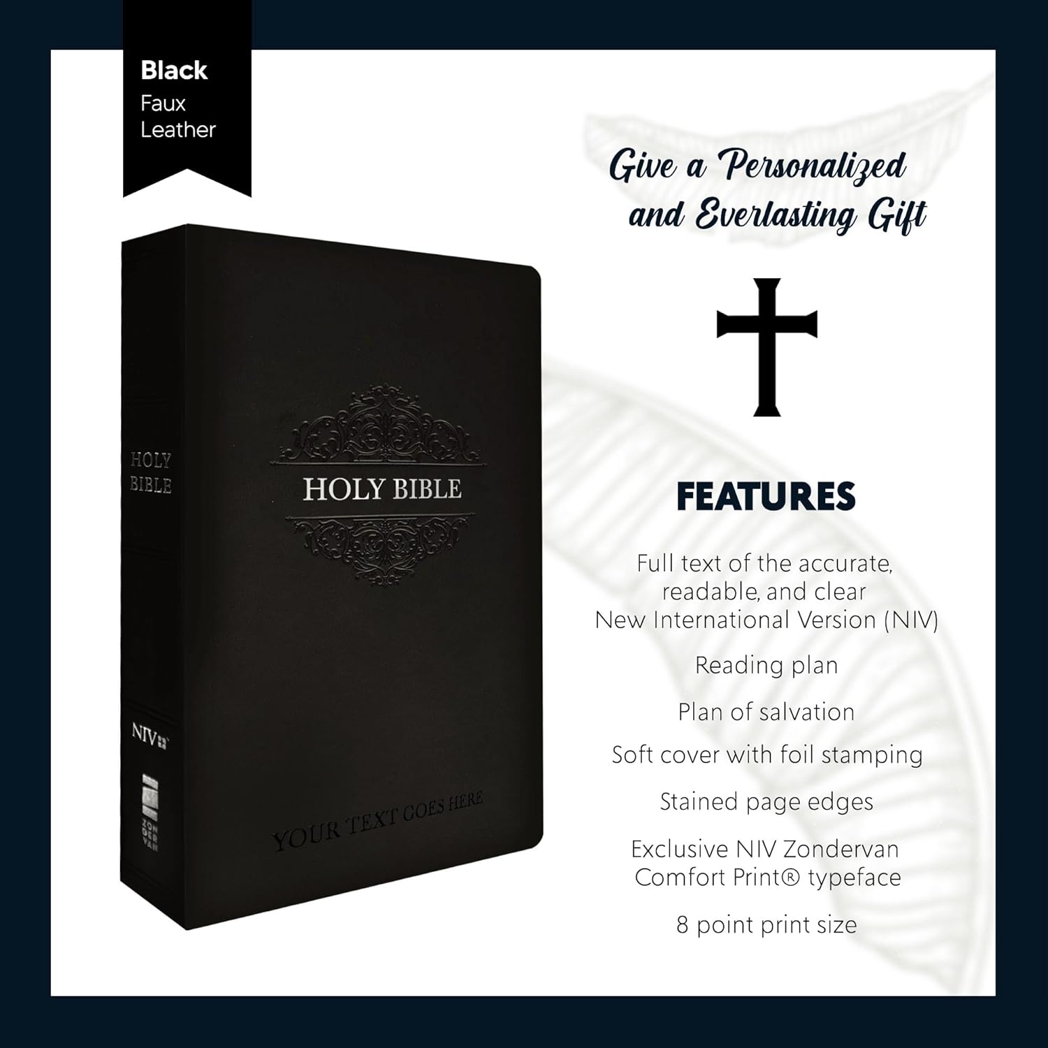 Personalized Custom NKJV Bible for Wedding Ceremony Christian Faith Vows Gift, Name, Date, Verse | Small Print Economy Bible New King James for Groom & Bride Up to 3 Rows of Text, Black 56 712+NG3A9YL. AC SL1500 - northernschoolofshiatsu.co.uk
