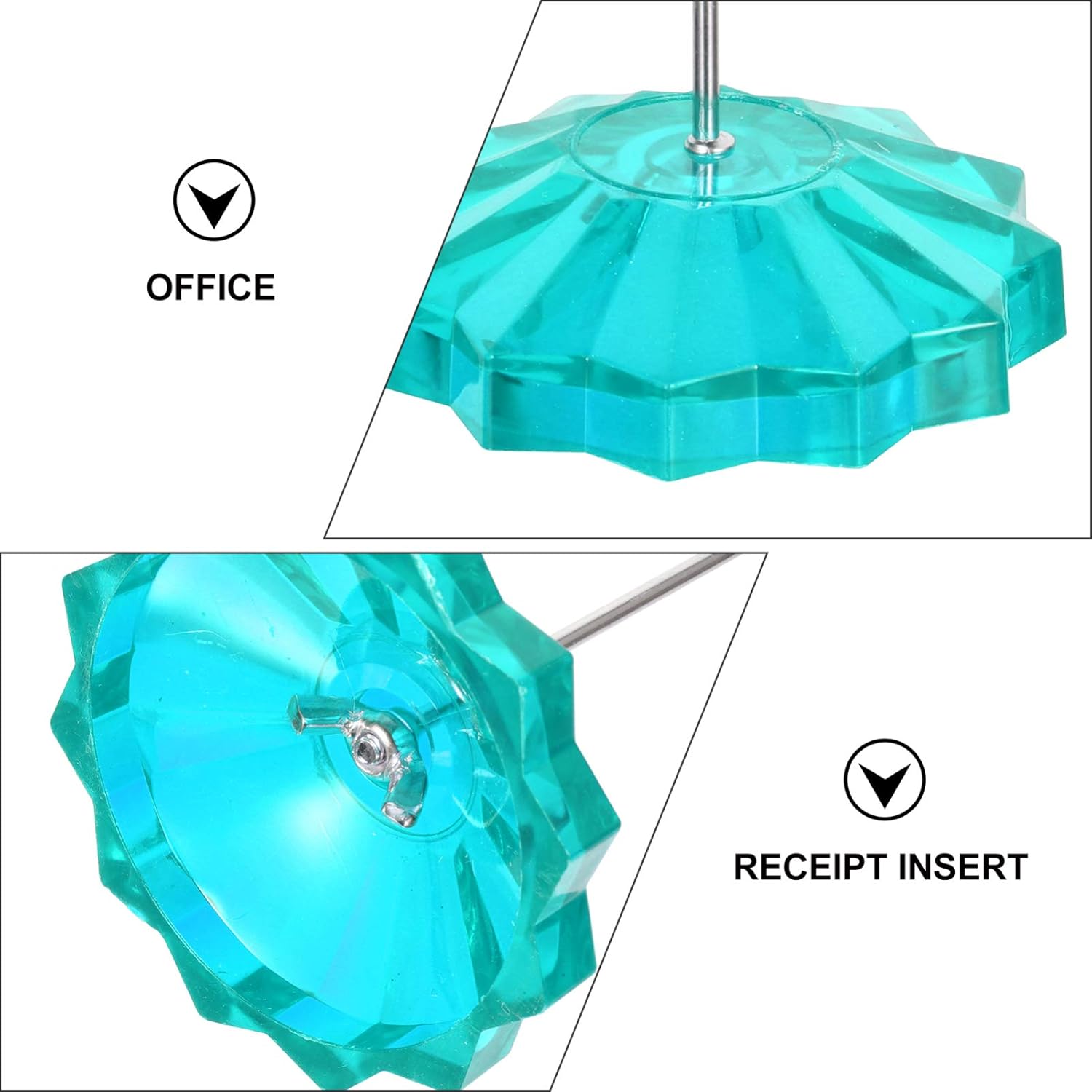 NUOBESTY Receipt Holder 2pcs Desk Receipt Holder Straight Rod Paper Memo Holder Bill Fork Spike Stick Restaurant Check Spindle for Restaurant Bar Green Restaurant Order Ticket Holder 3 712 M tN3uL. AC SL1500 - northernschoolofshiatsu.co.uk