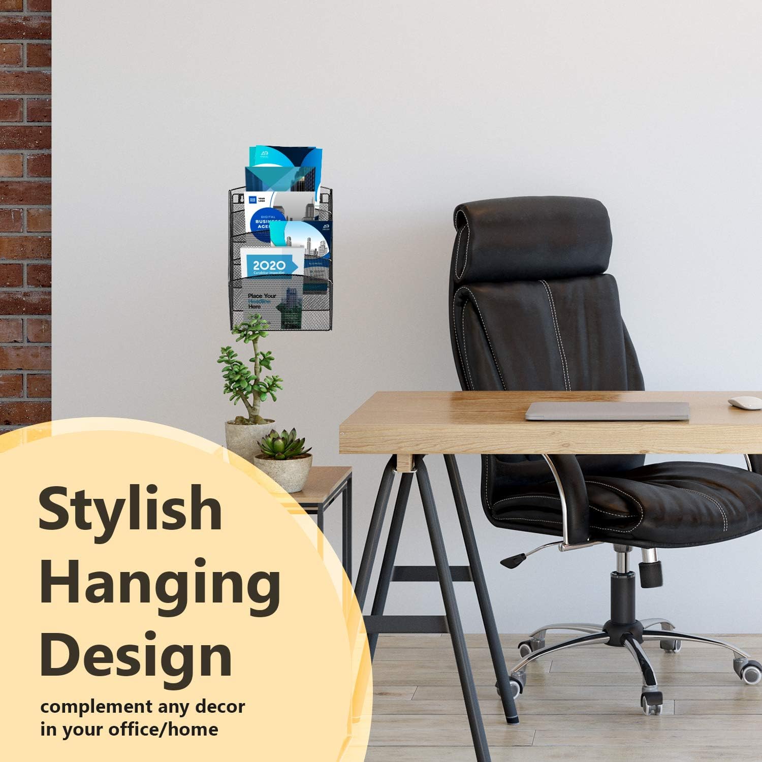 Halter Mesh Hanging File Organizer, Wall Mounted File Holder Document Magazine File Holder 5-Tier Organizer Rack for Office and Home, Black 3 7120DJHVsXL. AC SL1500 - northernschoolofshiatsu.co.uk