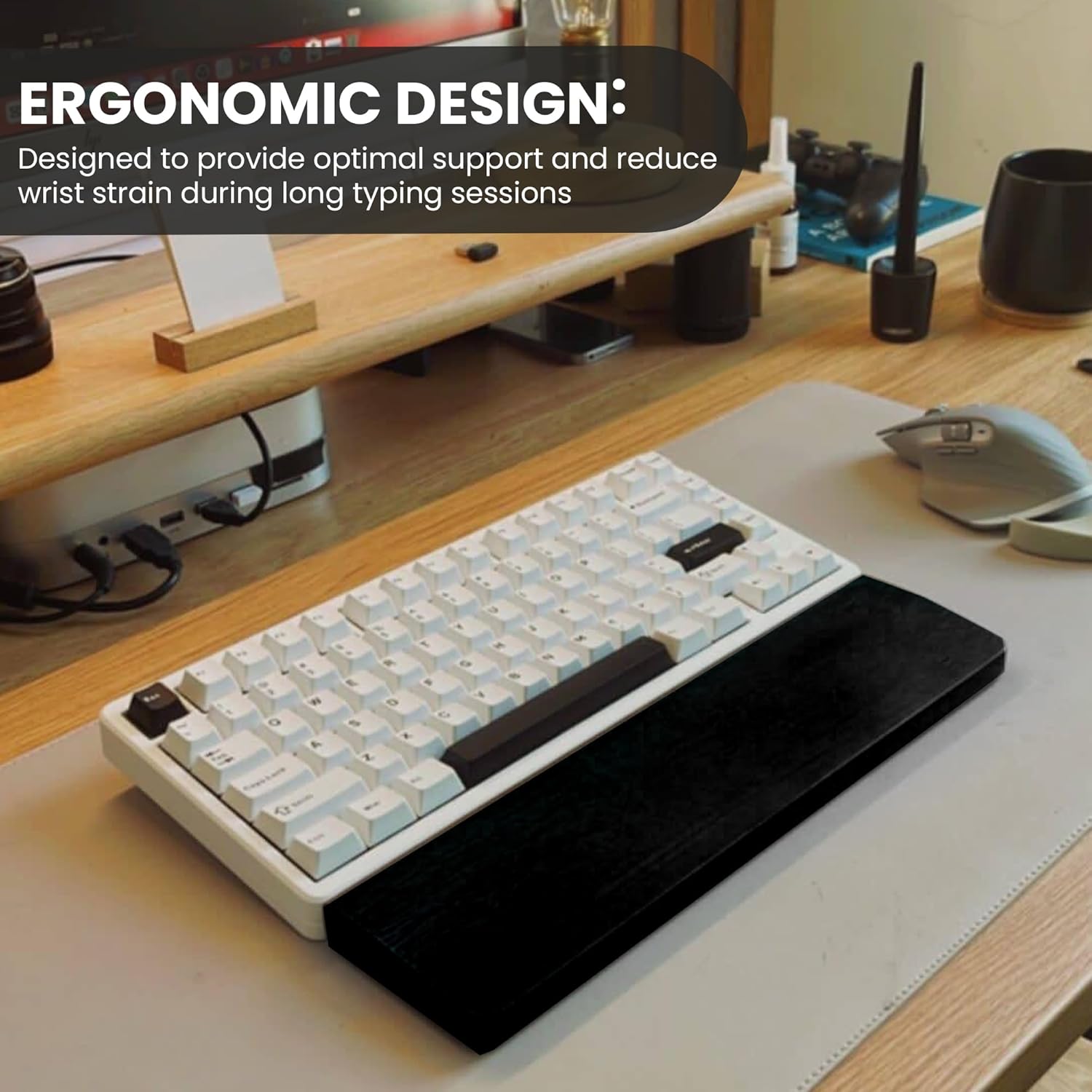 Wooden Keyboard Wrist Rest (Compact, Black) 2 7126nQA9PSL. AC SL1500 - northernschoolofshiatsu.co.uk