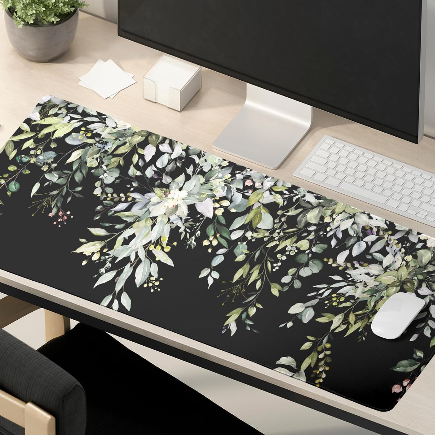 Black and White Mouse Pad 31.5”x11.8” Geometric Design Extended Large Mousepad Keyboard Mouse Mat Desk Pad Non-Slip Rubber Base Stitched Edge Large XXL Mousepad for Gaming Laptop Computer Desktop 179 712wQ7ibdKL. AC SL1500 - northernschoolofshiatsu.co.uk