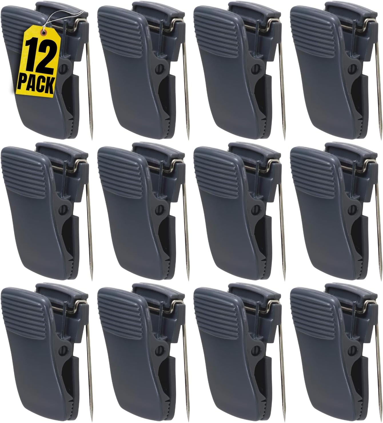 1InTheOffice Cubicle Clips, Wall Clips for Fabric, Cubicle Wall Clips, Deluxe Recycled, Charcoal, 12/Pack 1 713+UuaV4mL. AC SL1500 - northernschoolofshiatsu.co.uk