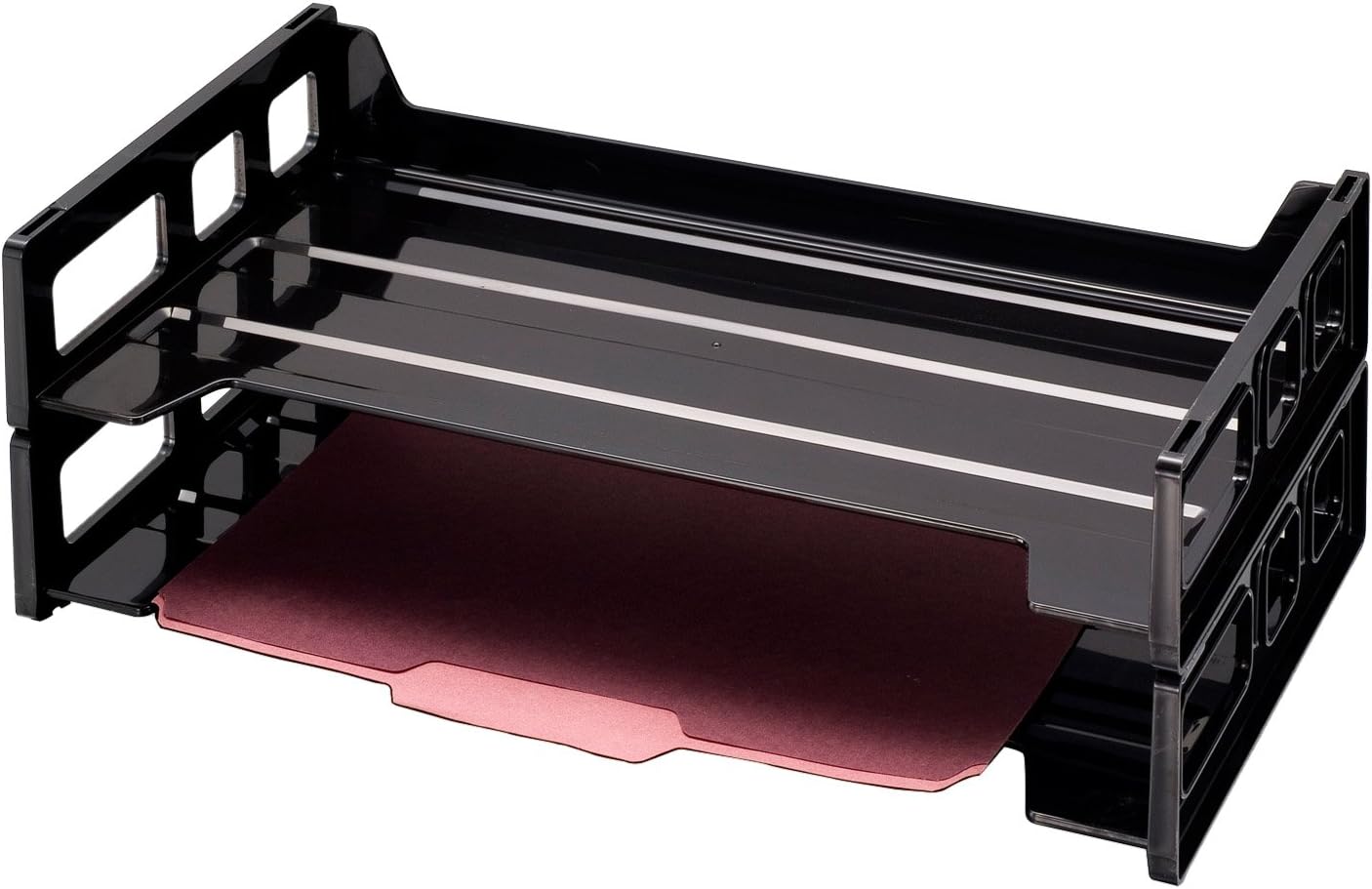 Officemate 26054 Recycled Desk Tray, Side Load,9 x 16 1/4 x 5, Legal, Black, 2/PK (OIC26054) 1 713Mv4FdmgL. AC SL1429 - northernschoolofshiatsu.co.uk