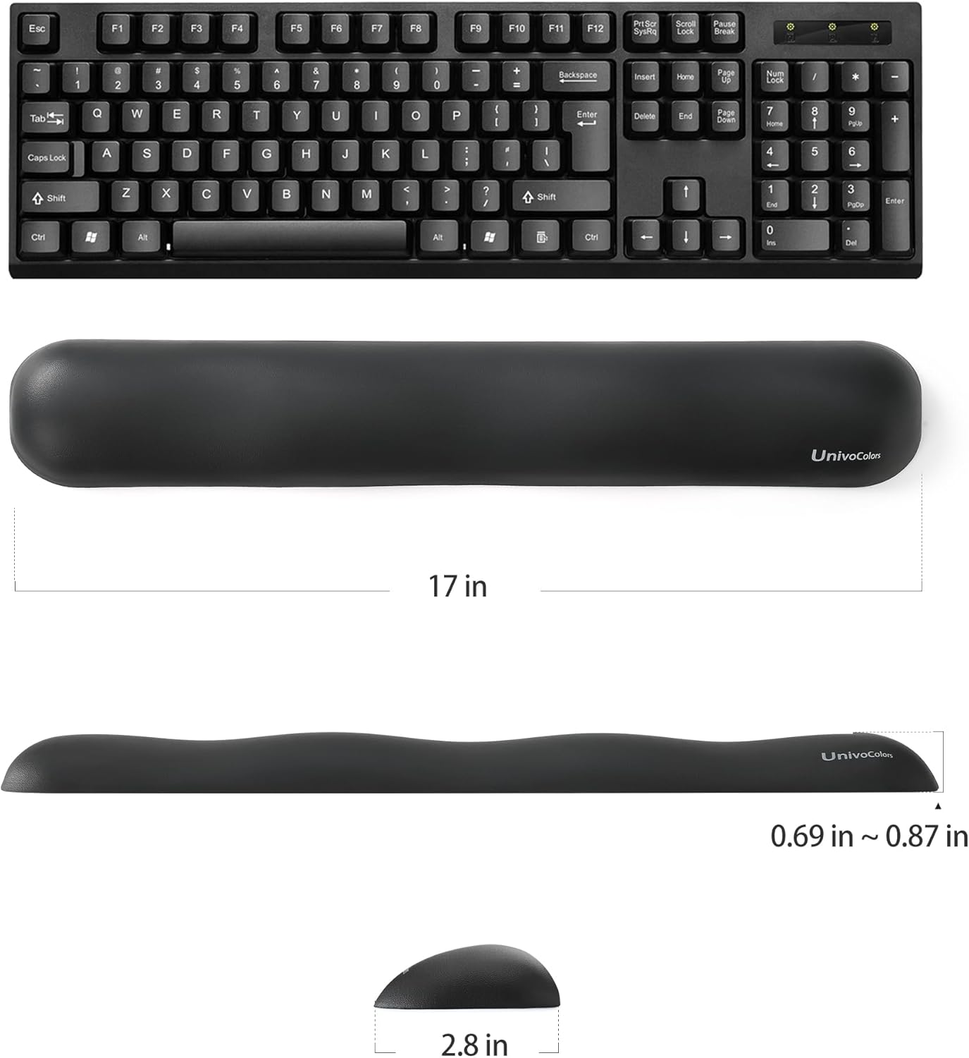 UnivoColors Design-Wave Set of Keyboad Wrist Rest & Mouce Pad,Artificial Sheepskin+Memory Foam+Ergonomic+Anti-Slip Gel, Resilience Support During Work and Gaming,Keyboard Accessory,White 125 713SUkJOBSL. AC SL1500 - northernschoolofshiatsu.co.uk