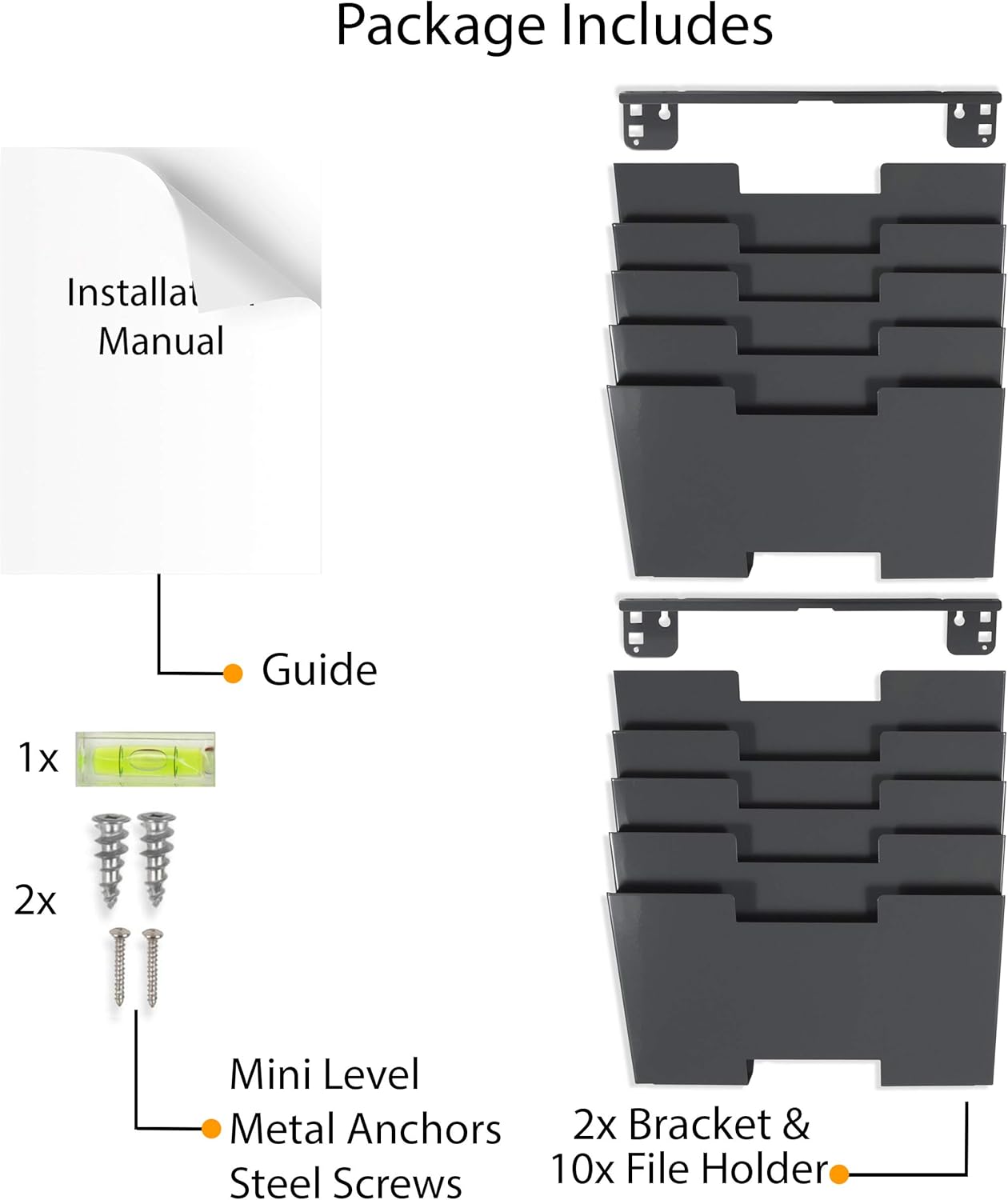 Gray Wall Mount Steel Vertical File Organizer Holder Rack 10 Sectional Modular Design Wider Than Letter Size 13 Inch Multi-Purpose Organize Display Magazines Sort Files and Folders 6 713cHsnmWuL. AC SL1500 - northernschoolofshiatsu.co.uk