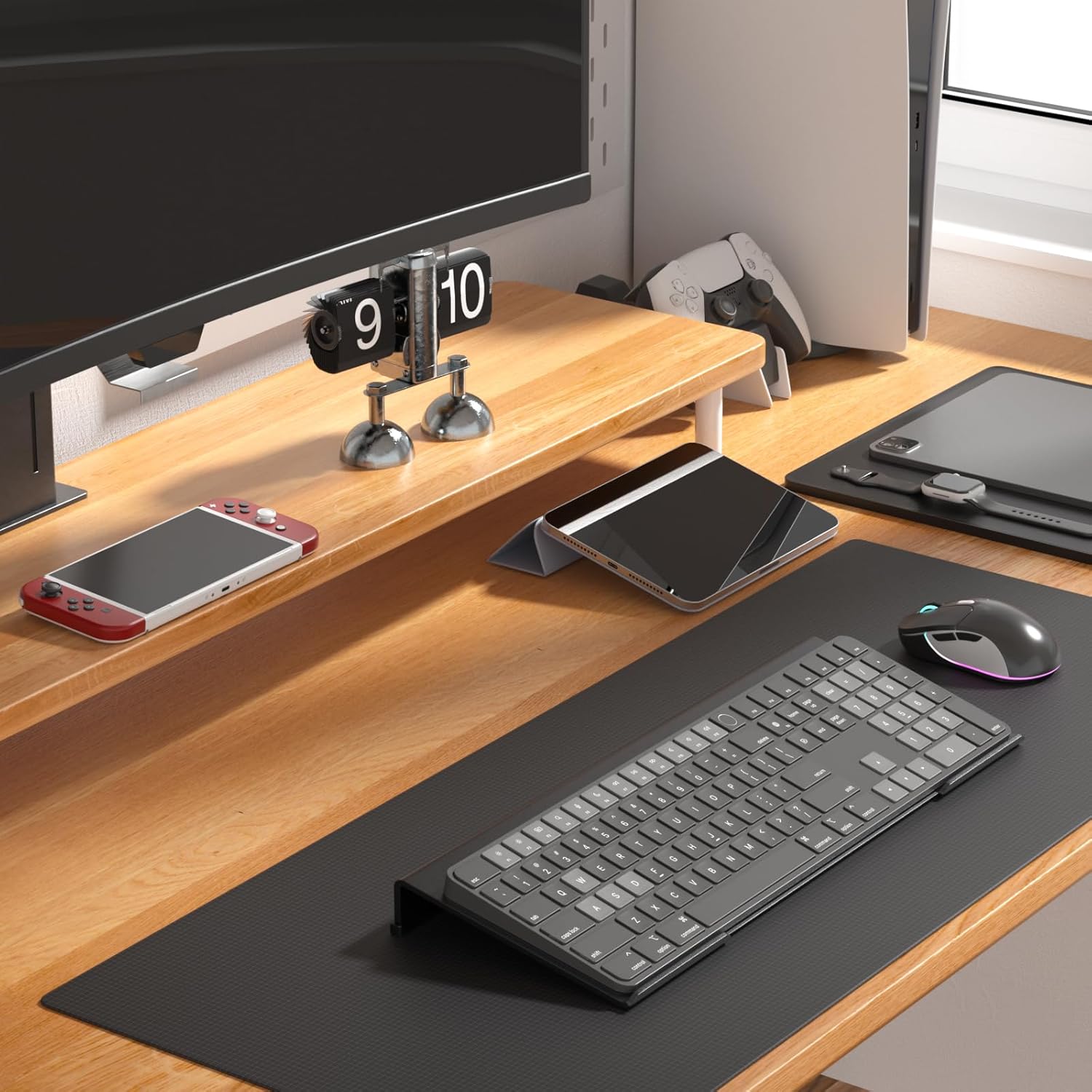 WINFFOR Comfortable Computer Keyboard Stand - Ergonomic Keyboard Riser Acrylic Tilted Keyboard Holder for Easy Typing&Working at Home Office - Fits All Keyboard Sizes - 17'' Wide (Lightpink) 57 713diCgpoFL. AC SL1500 - northernschoolofshiatsu.co.uk
