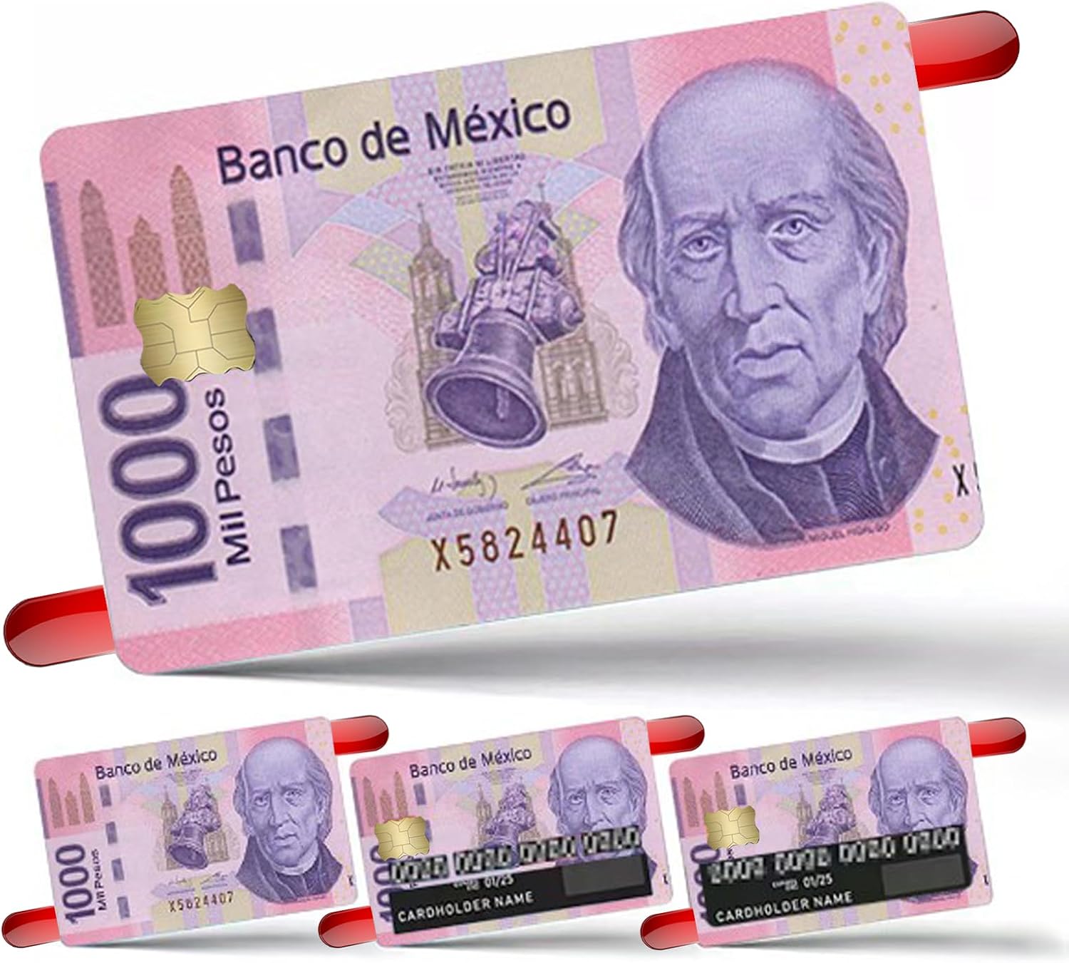 Amlo Peso Card Stickers, Personalizing Bank Card Skins | Removable, Slim, Waterproof, 4pcs Mexico Peso Culture Pattern (Color-D, 4PSC) 1 714EKL ObIL. AC SL1500 - northernschoolofshiatsu.co.uk