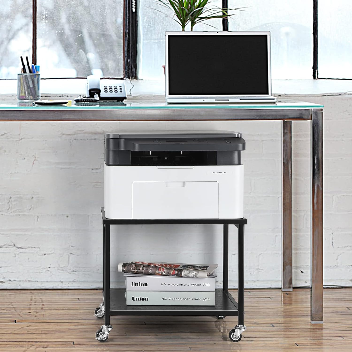 Under Desk Printer Stand Small Printer Table with Storage Shelf 2 Tier Rolling Printer Stand Rack with Lockable Wheels for Office Home Scanner Printer (Black) 5 714f6e1uArL. AC SL1500 - northernschoolofshiatsu.co.uk