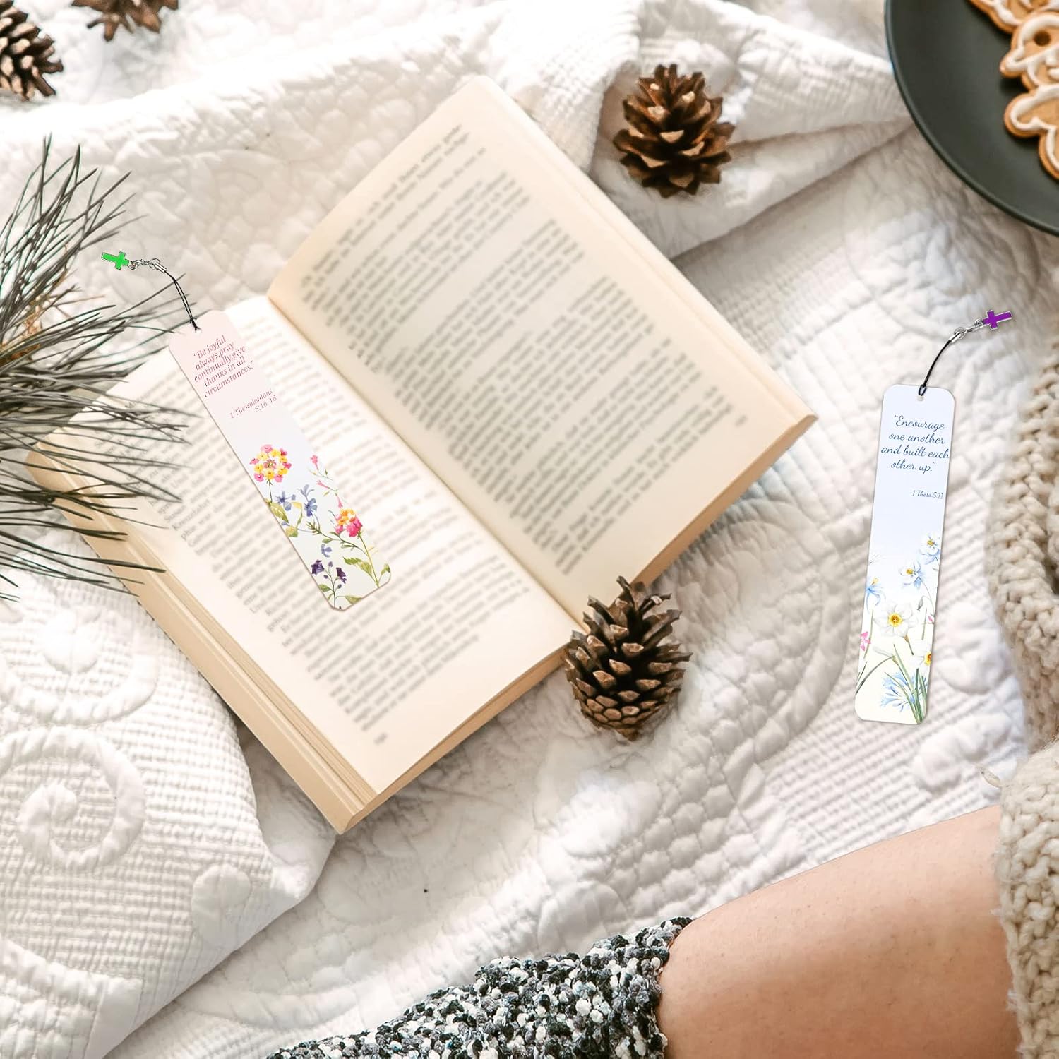 24 Pcs Bible Verses Bookmark with Cross Pendants Christian Bookmarks for Women Inspirational Scripture Book Marks Positive Flower Marker Motivational Religious Gifts for Church Reading Supplies 5 714jNr9zL5L. AC SL1500 - northernschoolofshiatsu.co.uk