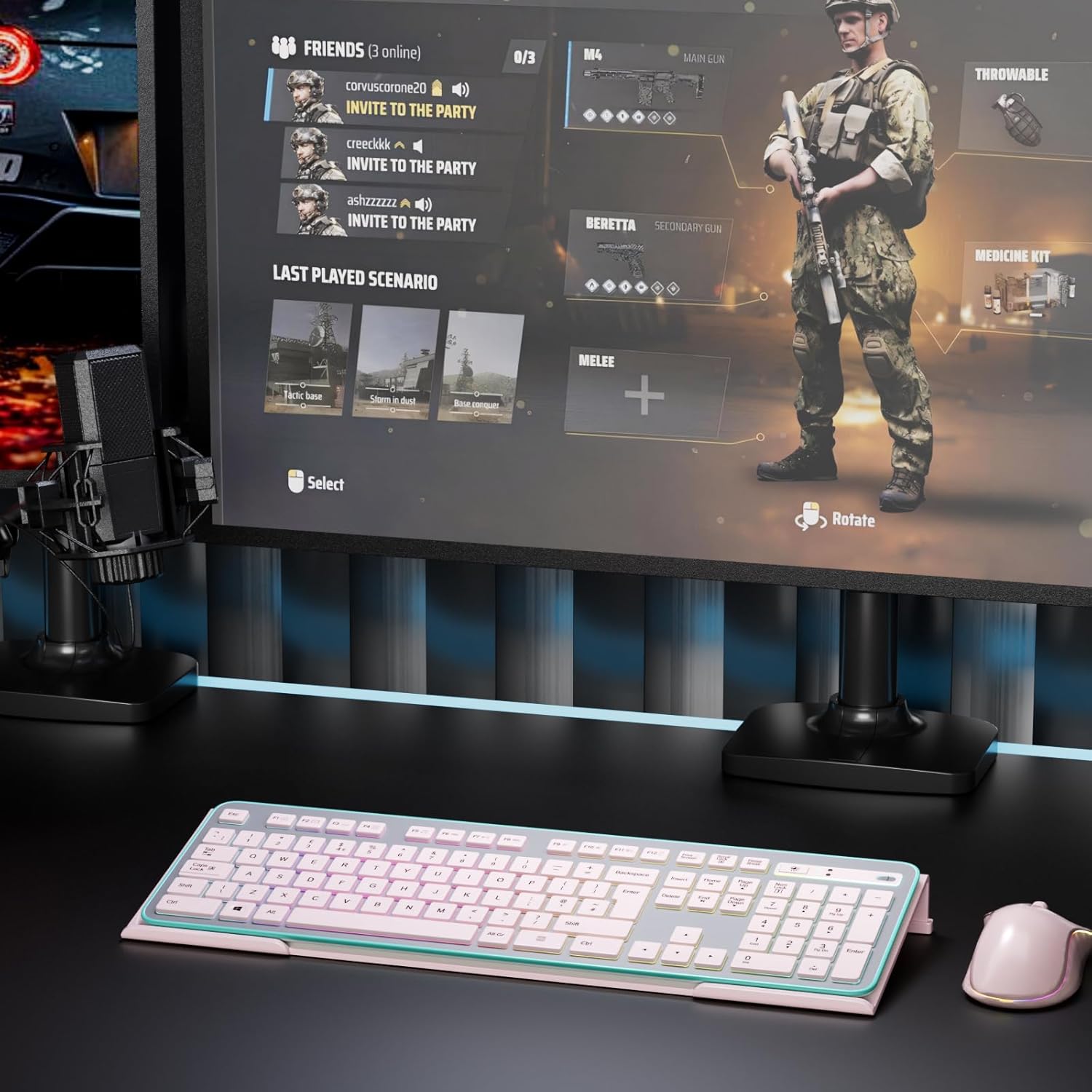 Computer Keyboard Stand Holder - Ergonomic Acrylic Keyboard Stand for Desktop Comfortable Keyboard Tray Riser with Silicone Anti-Slip Strip for Home School Office Desk Accessory, Lightpink 16 715EMYMgWZL. AC SL1500 - northernschoolofshiatsu.co.uk