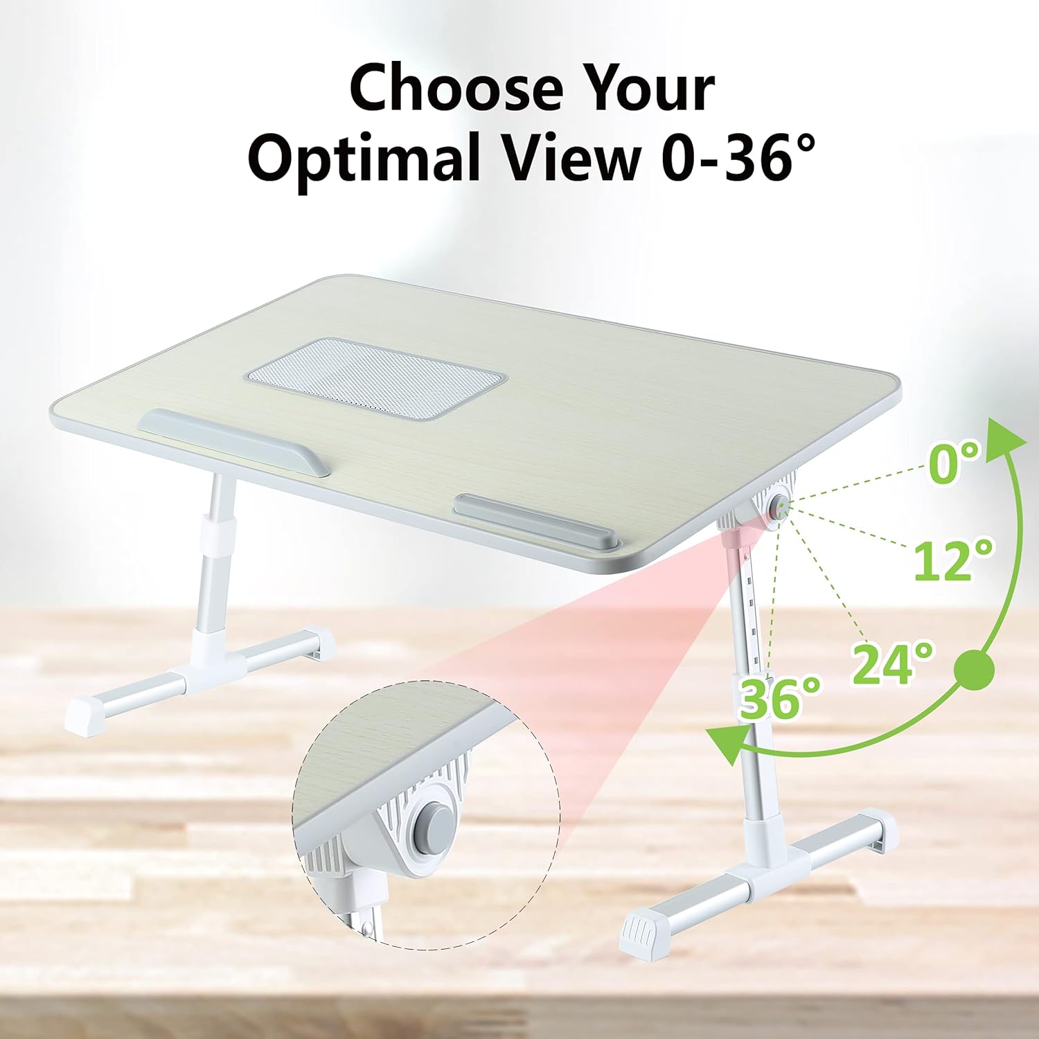 Lap Desk - Adjustable Laptop Table with Cooling Fan for Office, Home, & Travel 2 716UJrYoTZS. AC SL1500 - northernschoolofshiatsu.co.uk