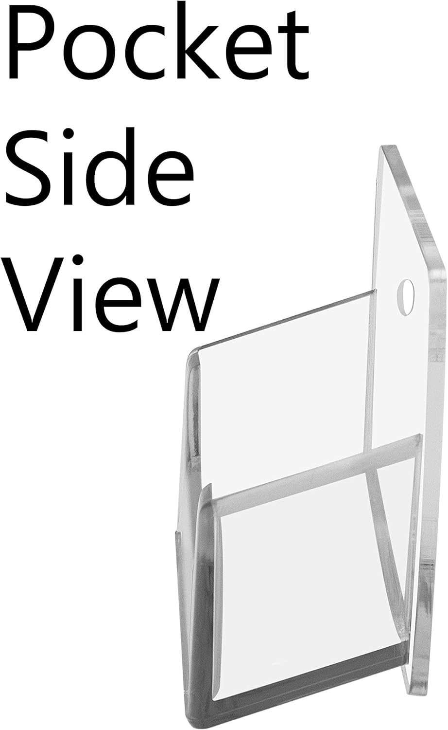 Marketing Holders Wall Business Card Holder with Hanging Hardware for 3.5" x 2" Contact Cards Trade Show Expos Real Estate Retail Stores 48 Pocket Clear Acrylic 38 716im C62HL. AC SL1500 - northernschoolofshiatsu.co.uk