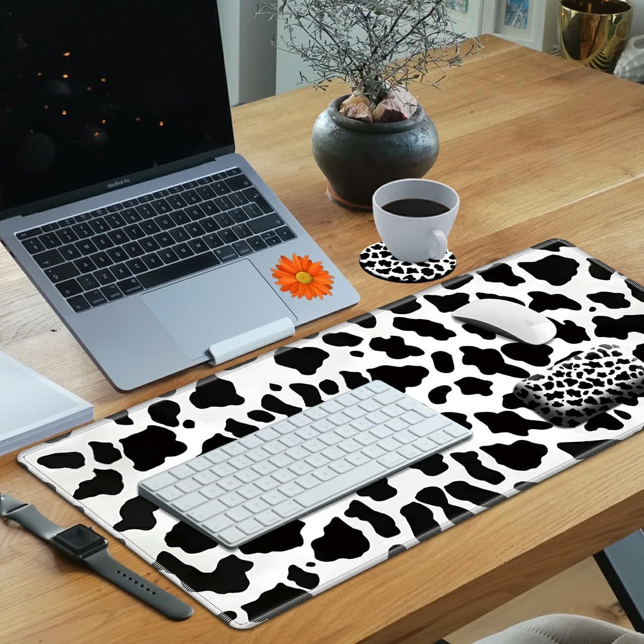 Desk Mat Gaming Mouse pad for Laptop,I can Do All Things Through Christ Who Strengthens Me Bible Quote Printed Customized Design Desk pad, Home Office Accessories, with Coasters & Cute Stickers 21 716pgnaGVhL. AC SL1300 - northernschoolofshiatsu.co.uk