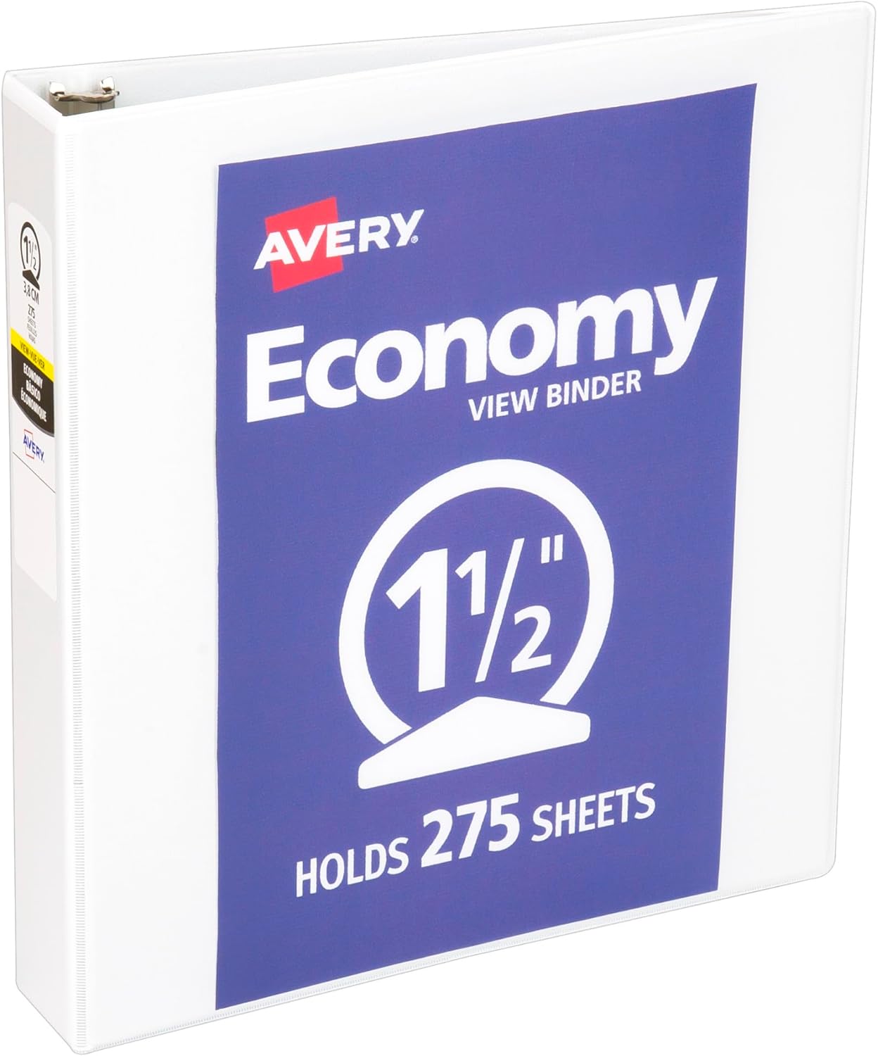 Avery Economy View 3 Ring Binder, 1" Round Rings, 1 White Binder (05711) 26 7171cIQNbmL. AC SL1500 - northernschoolofshiatsu.co.uk