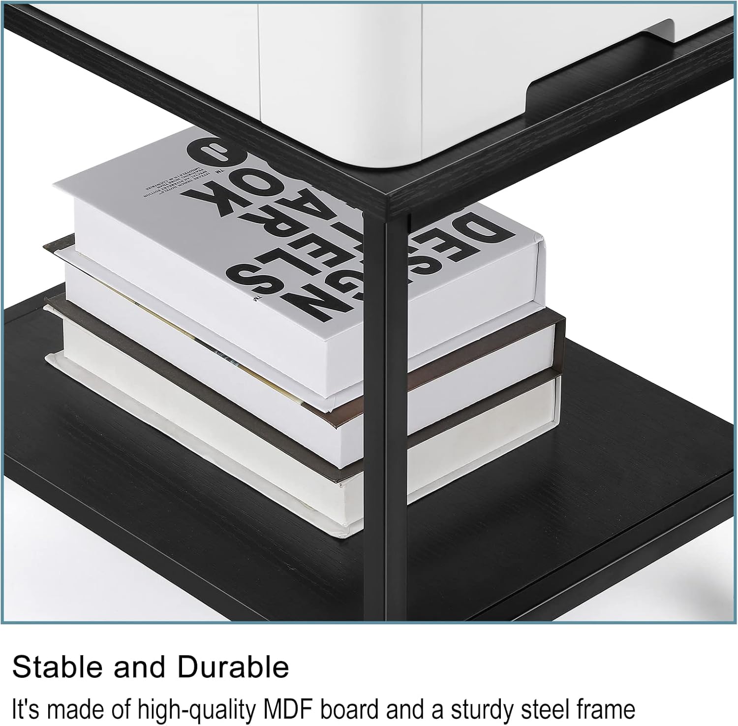 Under Desk Printer Stand Small Printer Table with Storage Shelf 2 Tier Rolling Printer Stand Rack with Lockable Wheels for Office Home Scanner Printer (Black) 3 7176w1HinSL. AC SL1500 - northernschoolofshiatsu.co.uk