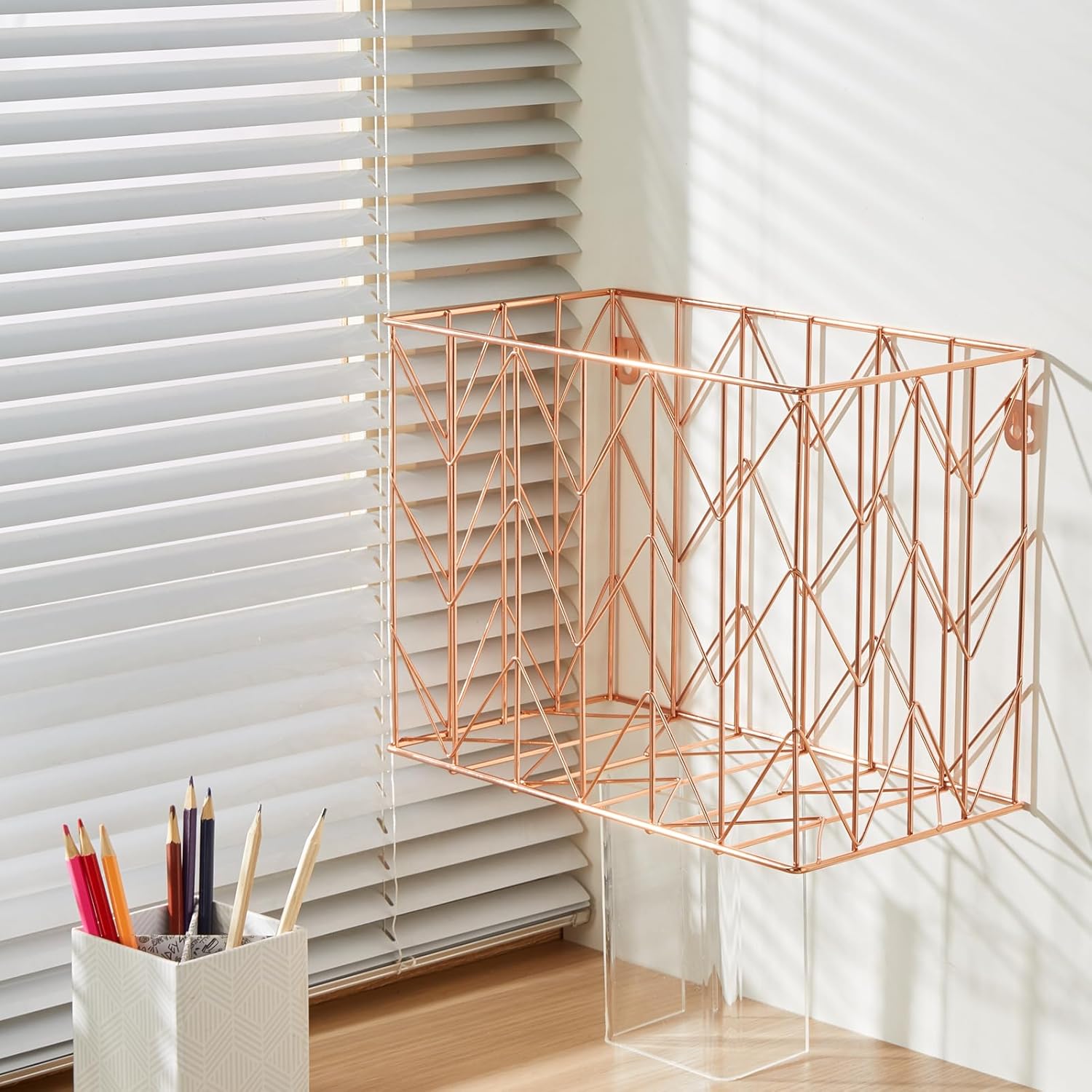 Hanging rose gold file organizer with 12 letter sized hanging folders, file basket, file box, storage box, office and school supplies 3 717HGCm8iTL. AC SL1500 - northernschoolofshiatsu.co.uk