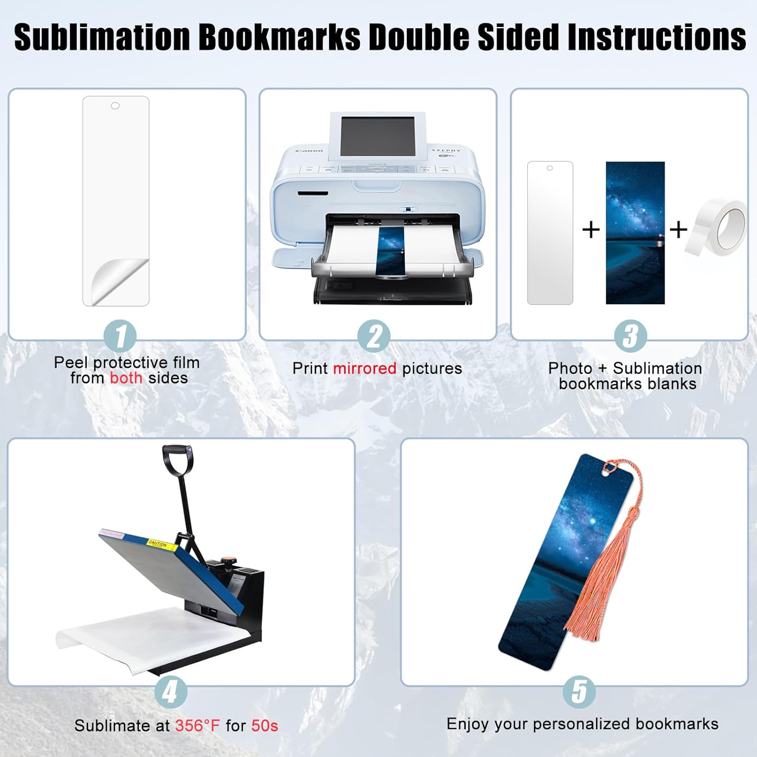 30 Pcs Sublimation Bookmarks Double Sided, 6" x 1.5" Sublimation Bookmark Blank Bulk Plastic Sublimation Blanks DIY Bookmarks with Hole and Colorful Tassels for Crafts Gift (Ultra Thin Plastic) 6 717W kYl5oL. AC SL1500 - northernschoolofshiatsu.co.uk