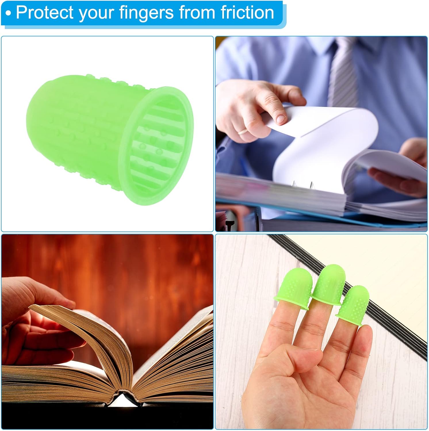 PATIKIL 0.59 Inch Rubber Finger Tips, 20 Pack Silicone Thumb Fingertip Protector Covers Guard Pads Thimble for Office Counting Sorting Sewing, Pink Small Size 15 717aIhtdEuL. AC SL1500 - northernschoolofshiatsu.co.uk